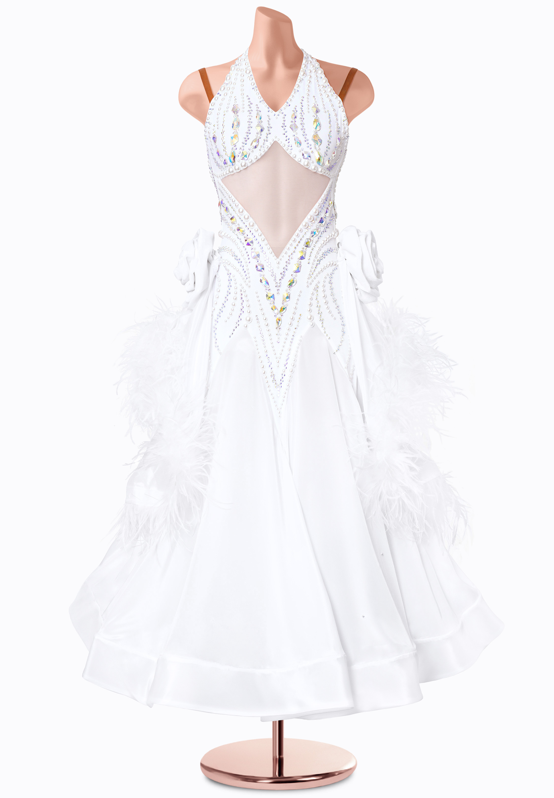 Ivory Elegance Ballroom Gown MF-B0402