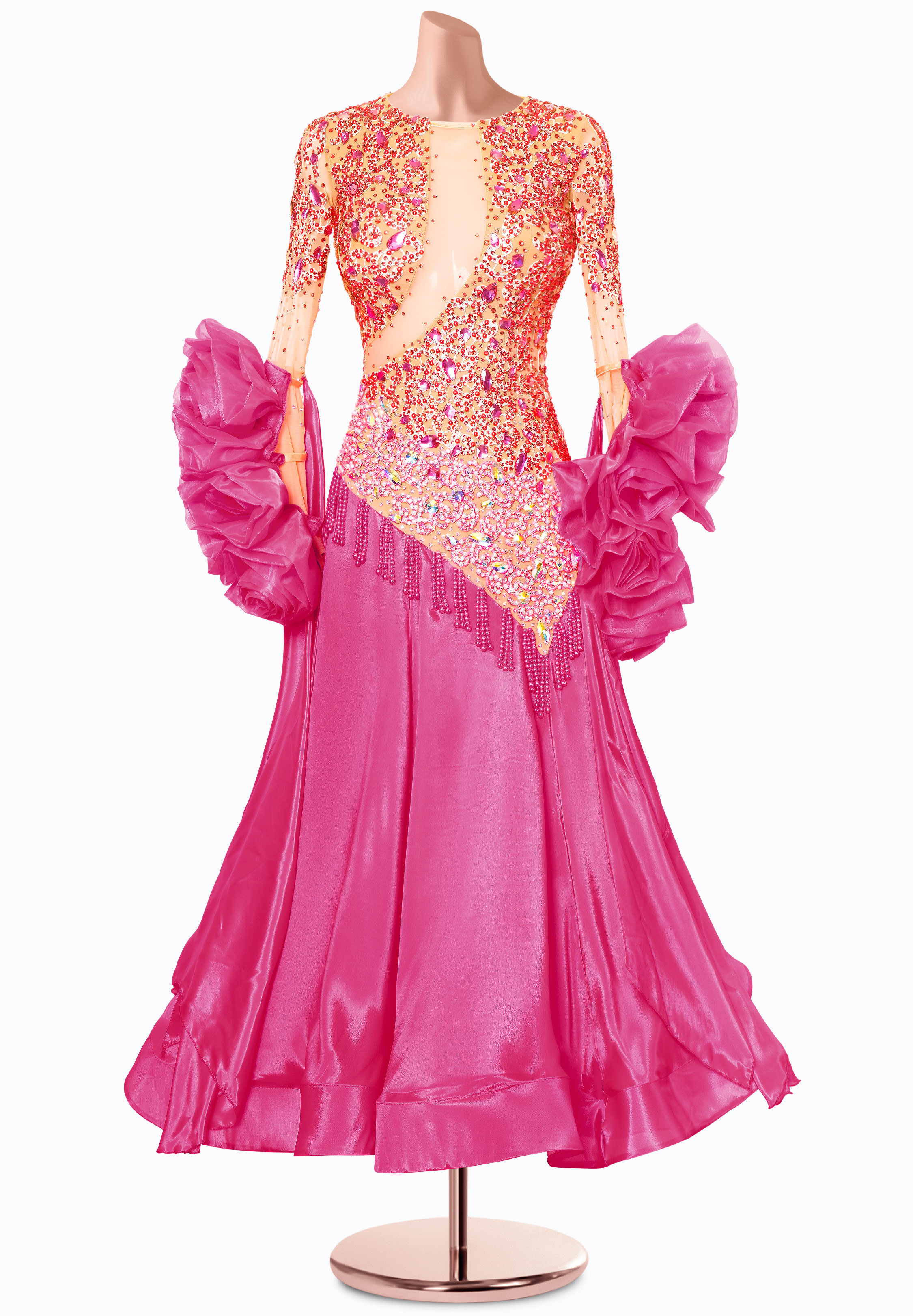 Rosette Radiance Ballroom Gown MF-B0482