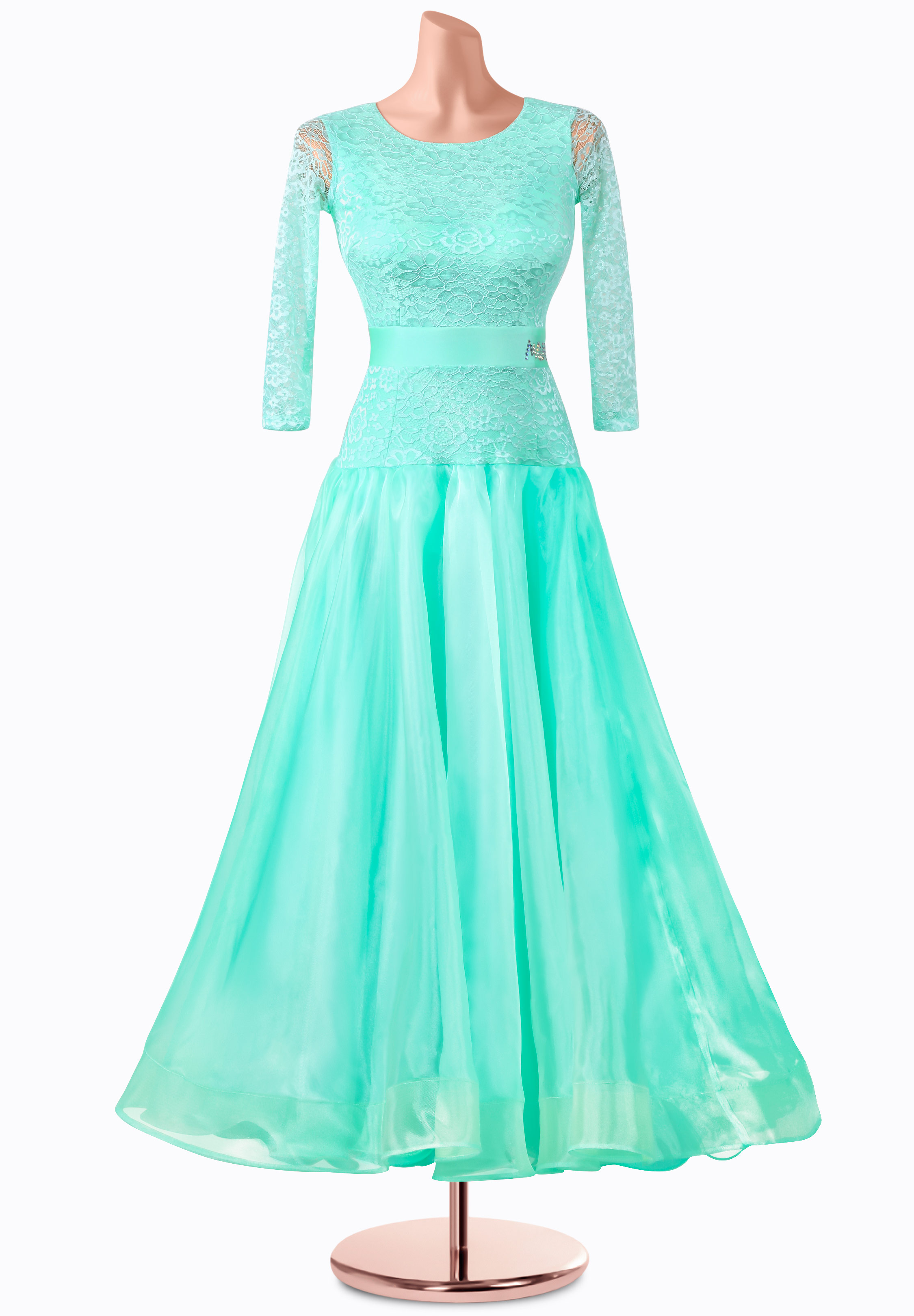 Seafoam Lagoon Ballroom Gown MQ-B304