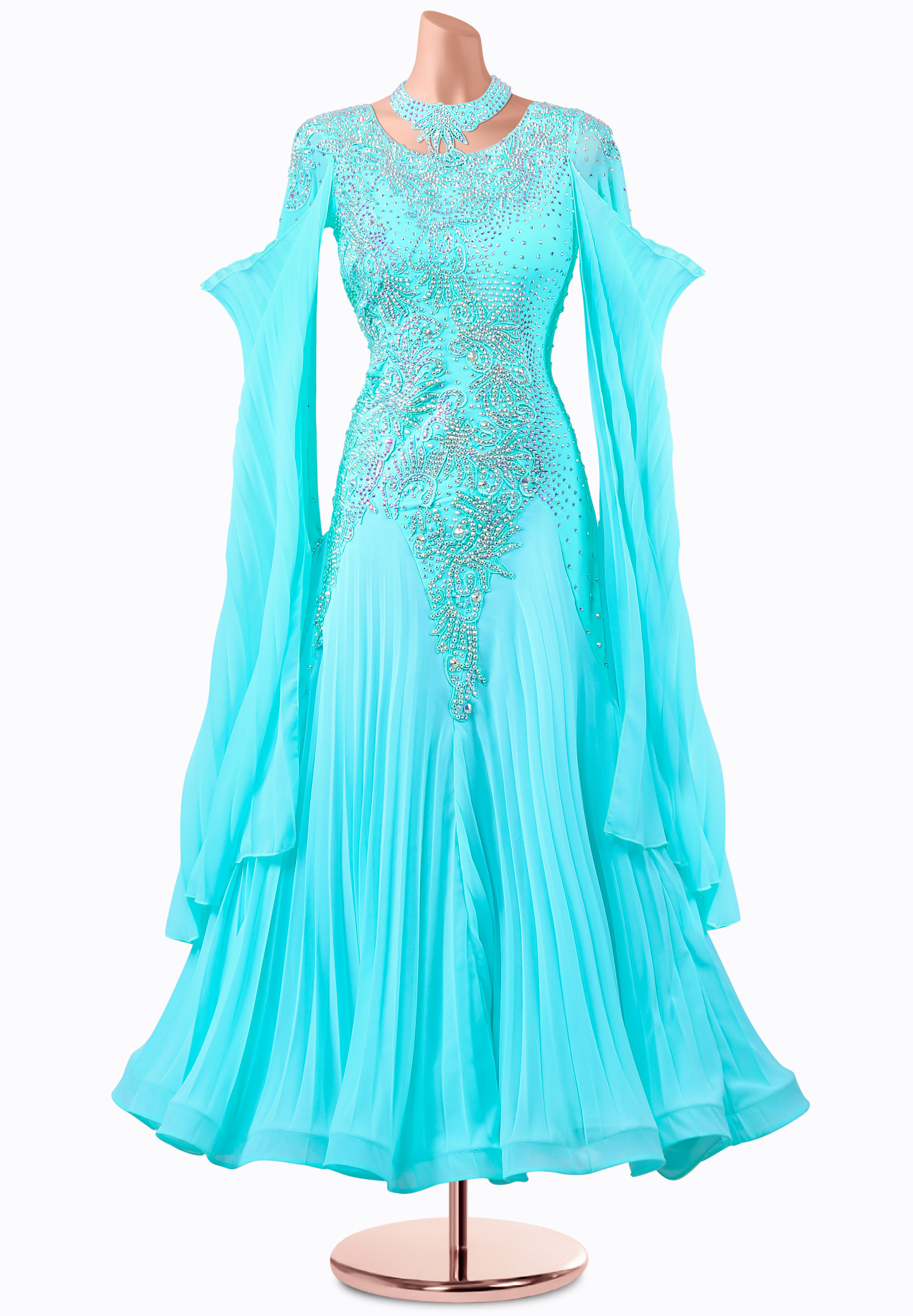 Azure Grace Ballroom Gown MQ-B308