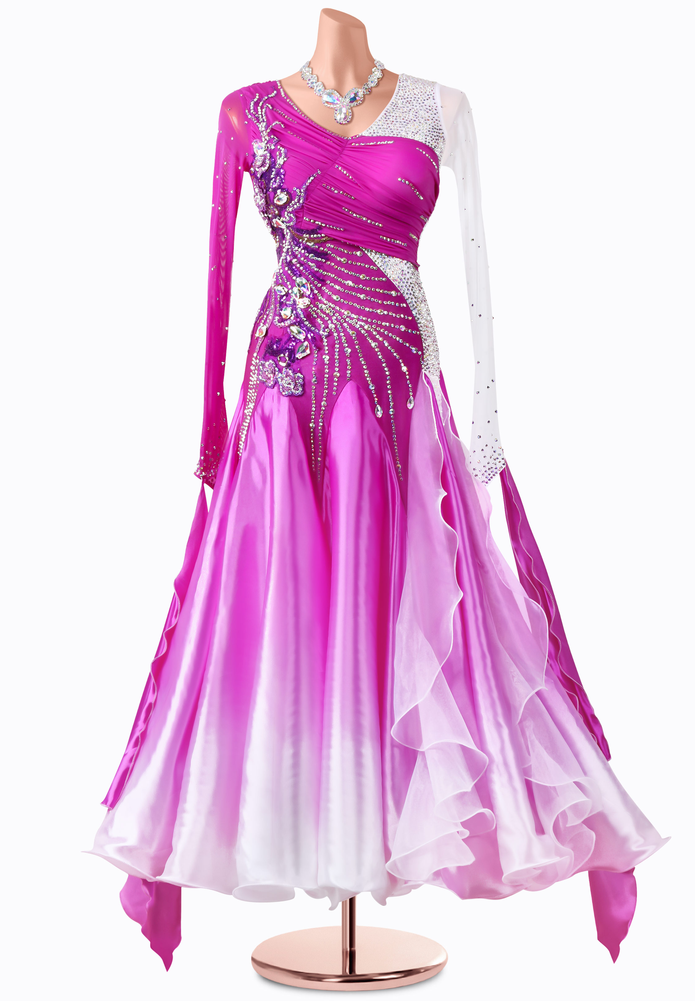 Blushing Delight Ballroom Gown MQ-B318