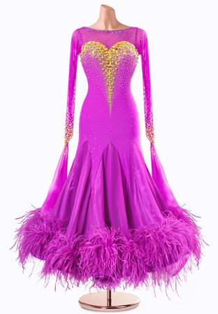 Merlot Sands Ballroom Gown TID-BM1236