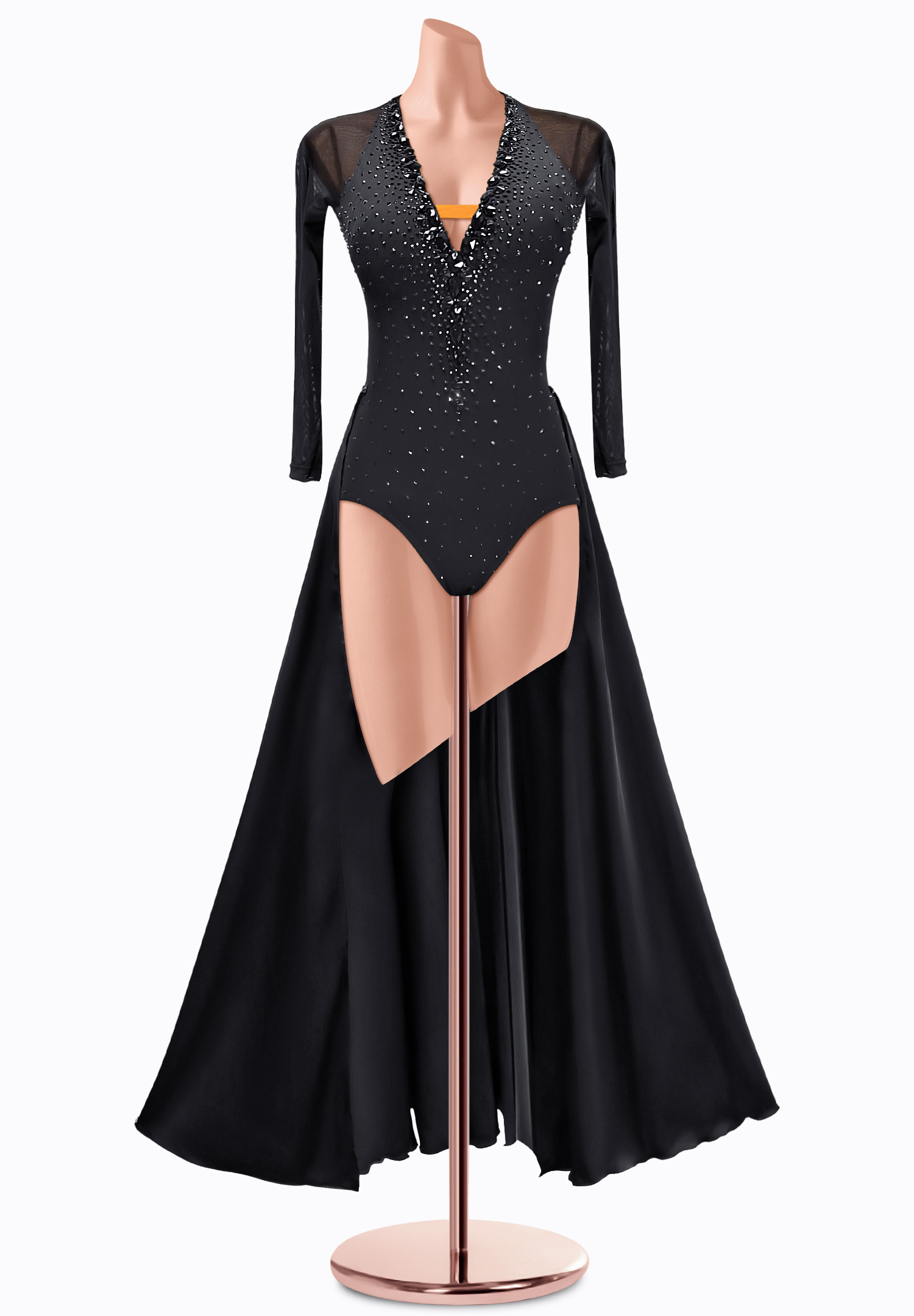 Midnight Edge Latin Dress AM-L3466