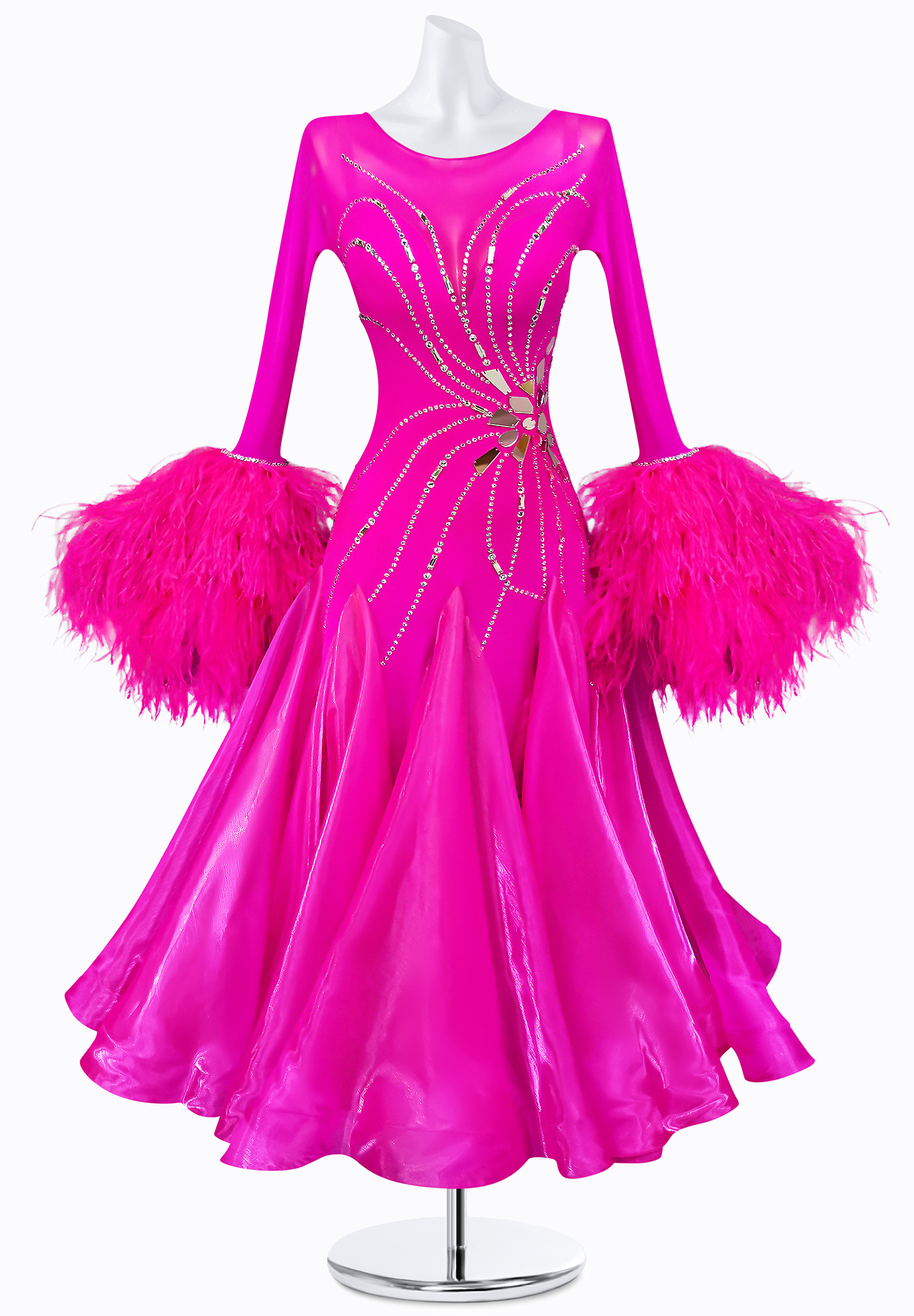 Mirror Fusion Ballroom Dress AM-B3251