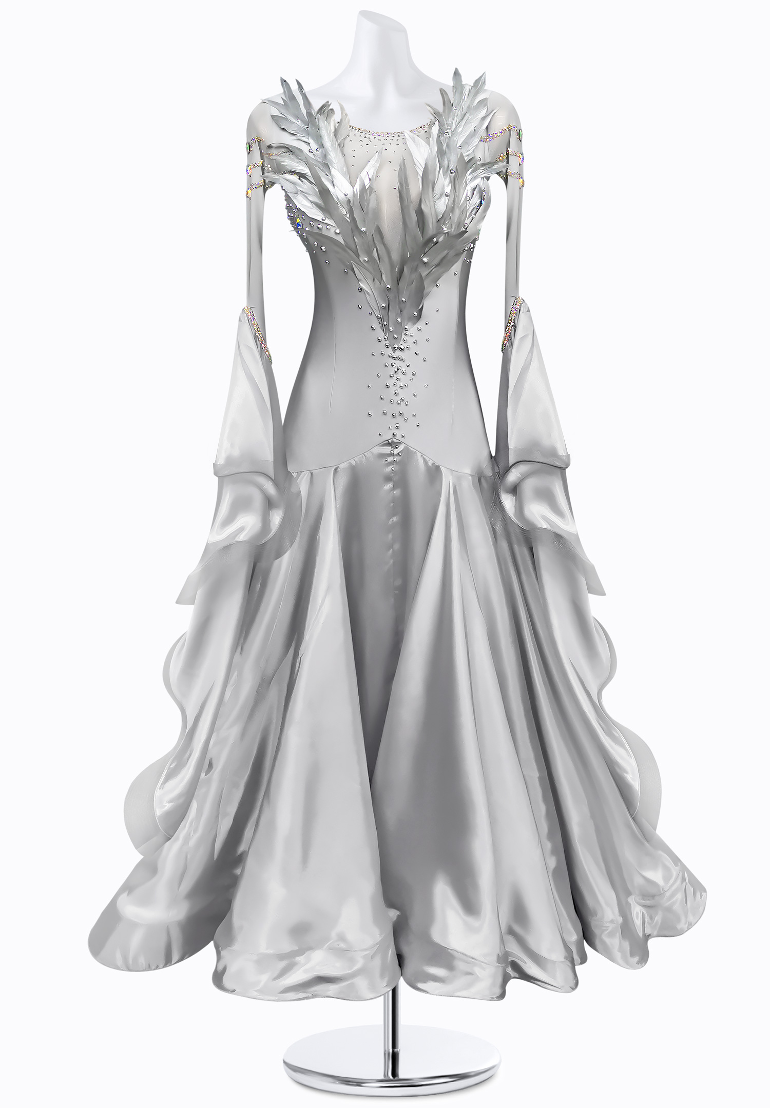 Mystic Feather Ballroom Gown AM-B3302