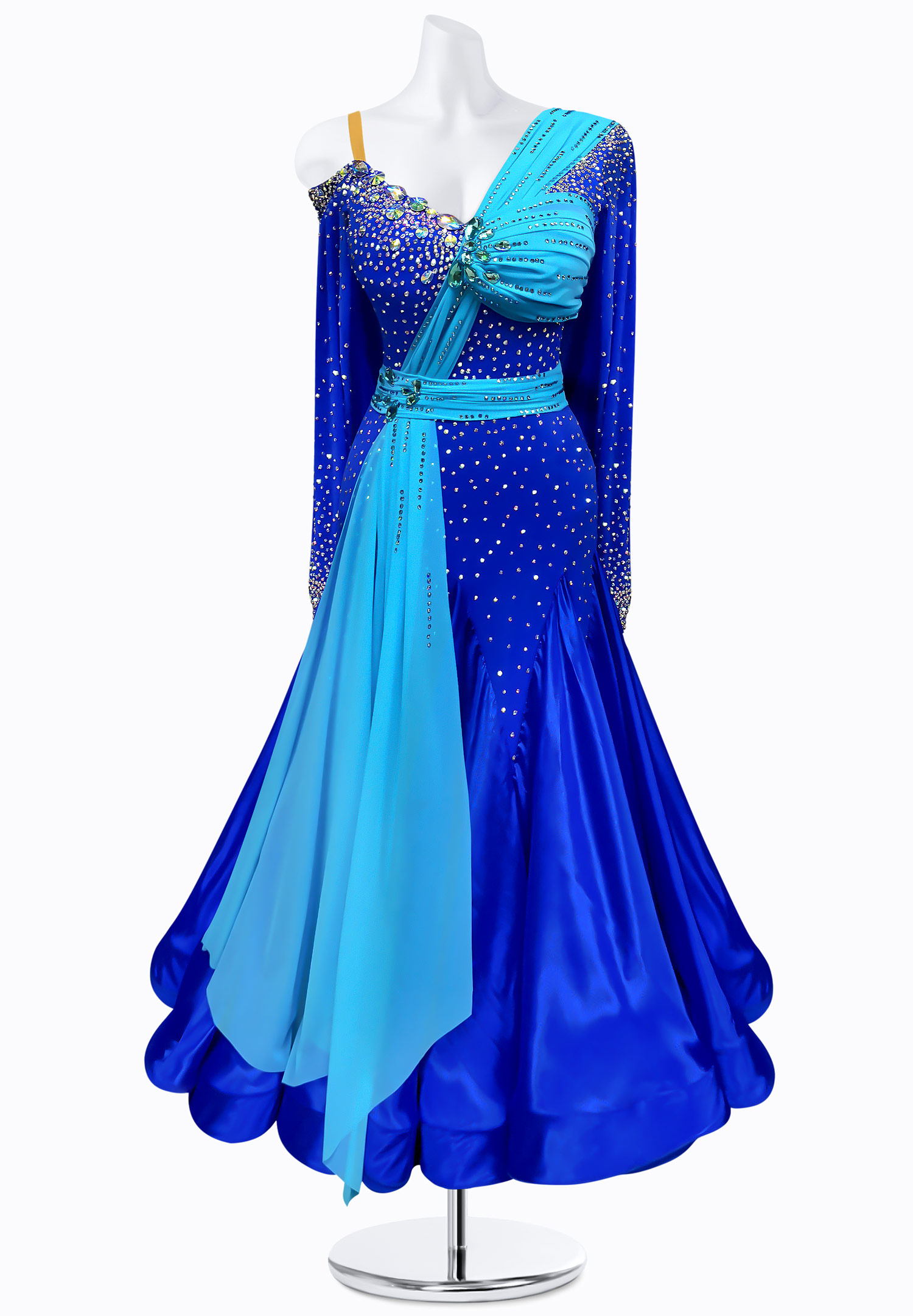 Mystic Sea Ballroom Dance Gown AM-B3121