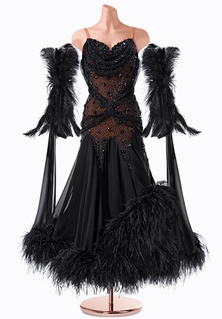 Noir Mirage Ballroom Gown TID-BM1100H