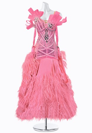 Blushing Flight Ballroom Gown PR-B250004