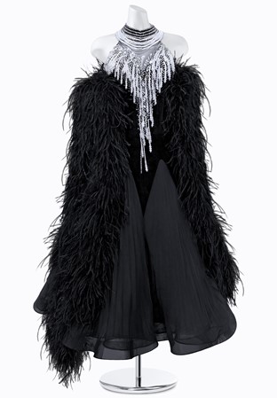 Pearly Pleats Ballroom Gown PR-B250019