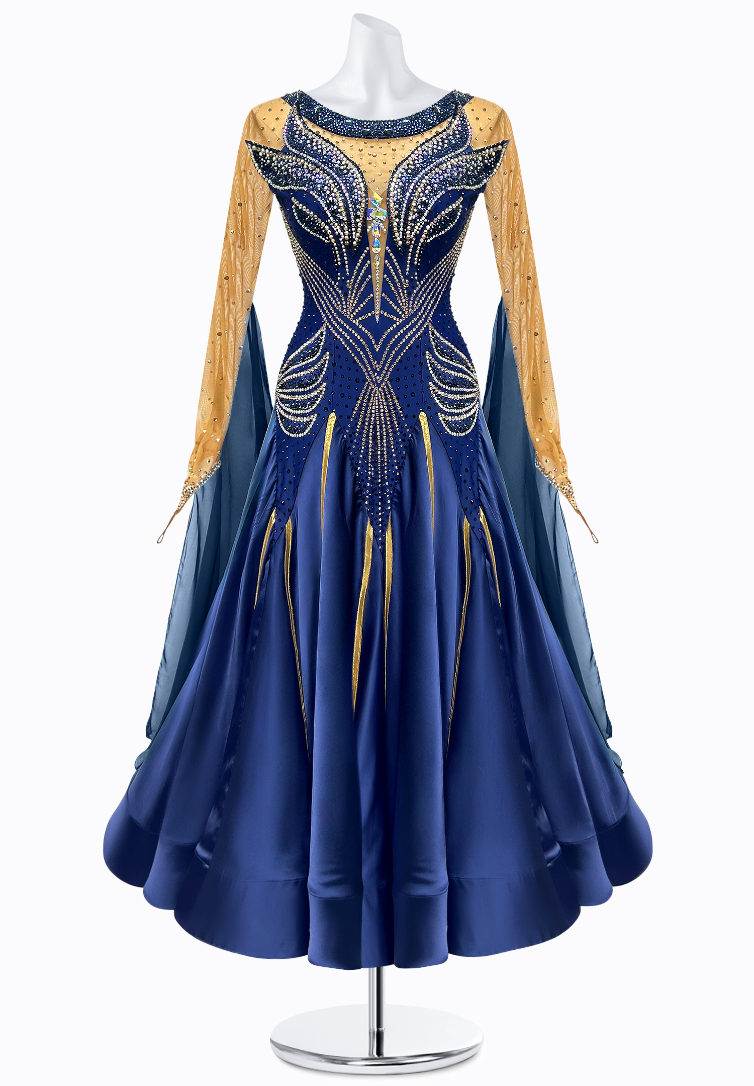 Navy Phoenix Ballroom Gown PR-B250025