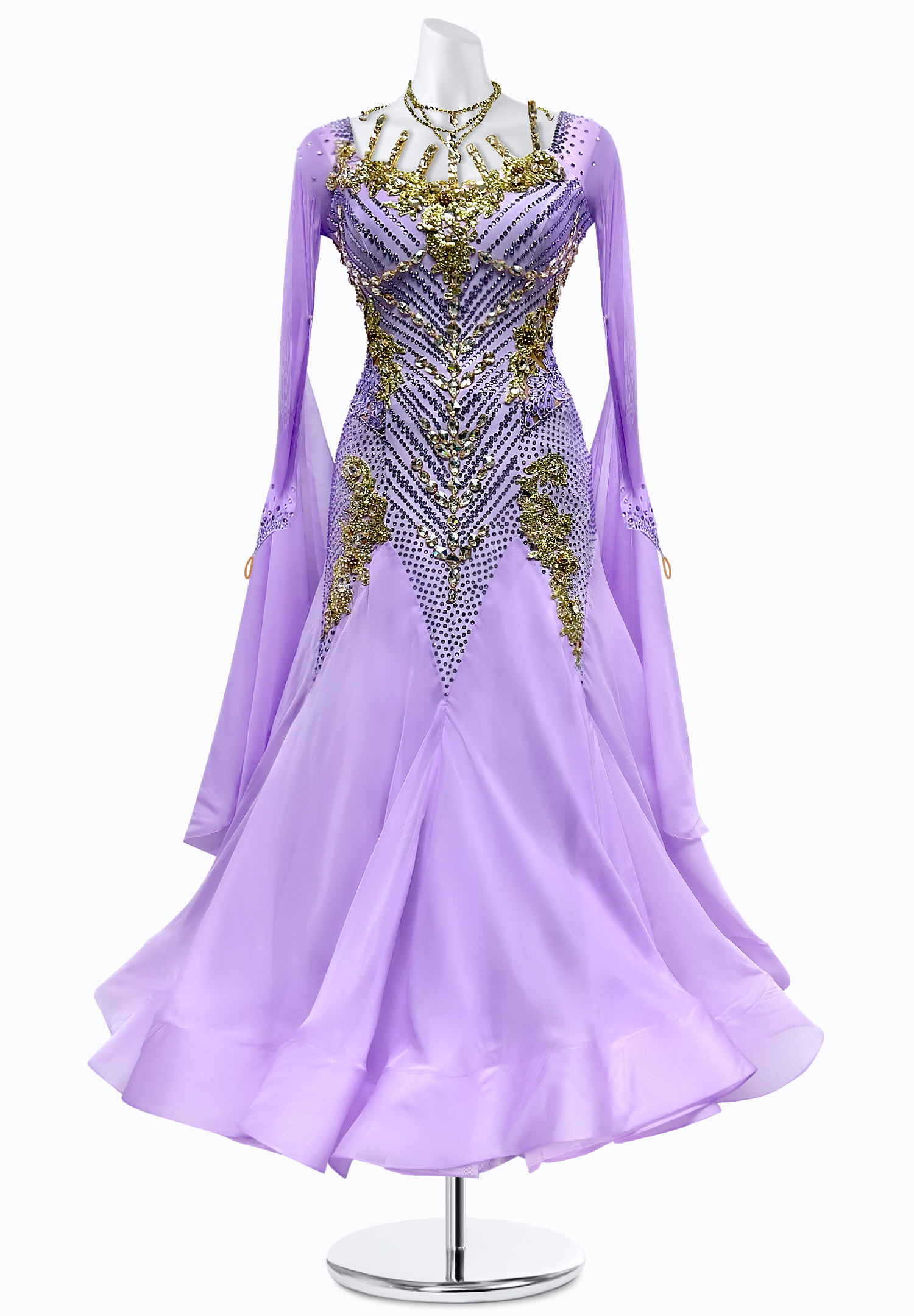 Lilac Twirl Ballroom Gown PR-B250037