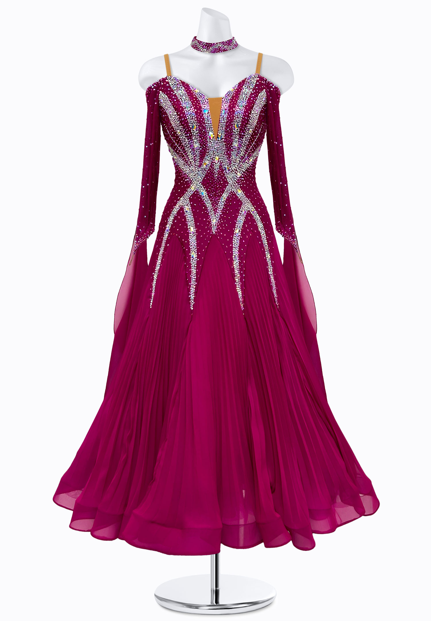 Merlot Dreams Ballroom Gown PR-B250054