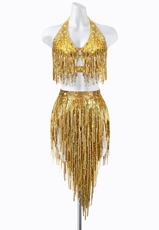 Golden Rhythm Latin Dress PR-L250010