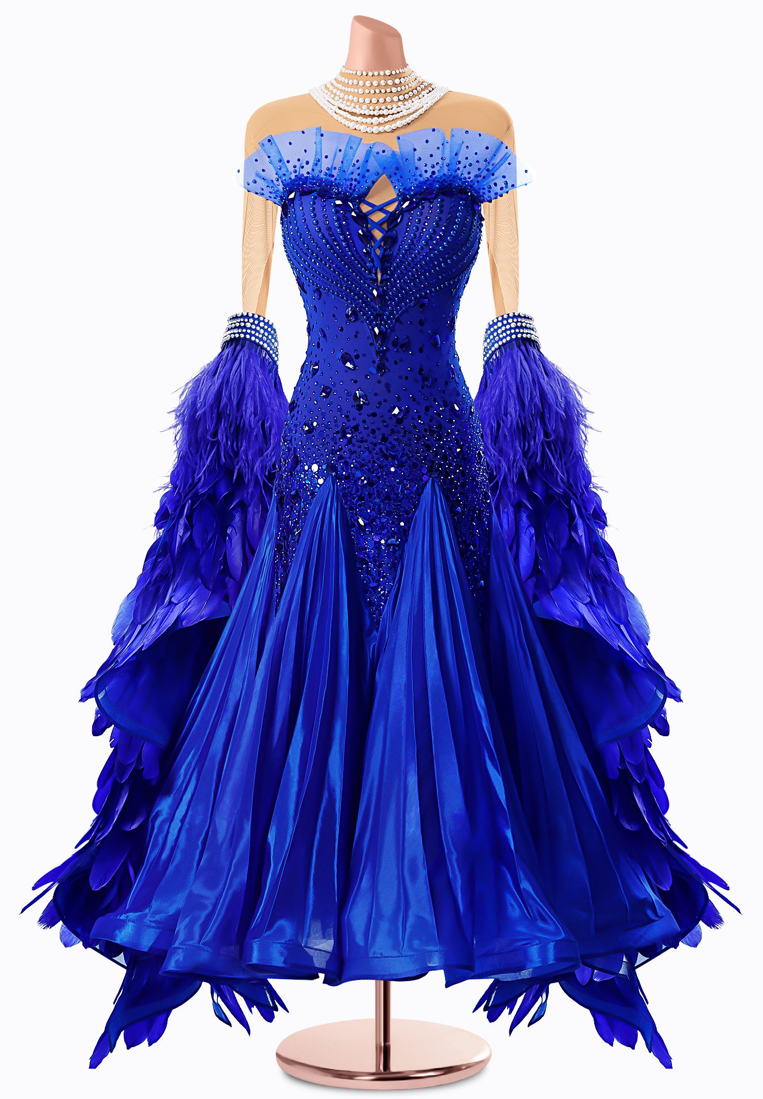 Pacific Swan Ballroom Gown TID-BM1257