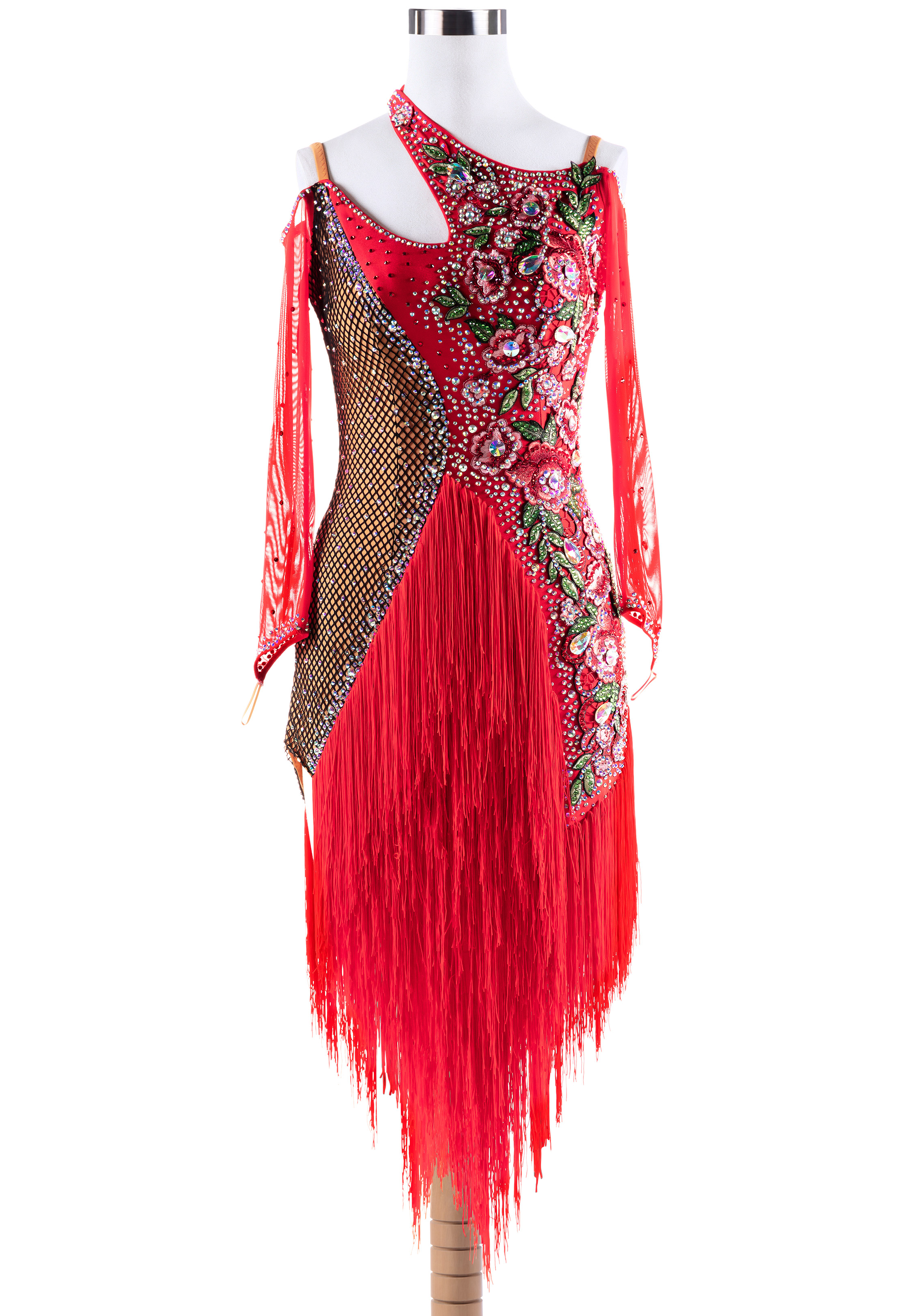 Passionate Collision Embroidered Latin Rhythm Dress VN-L5324