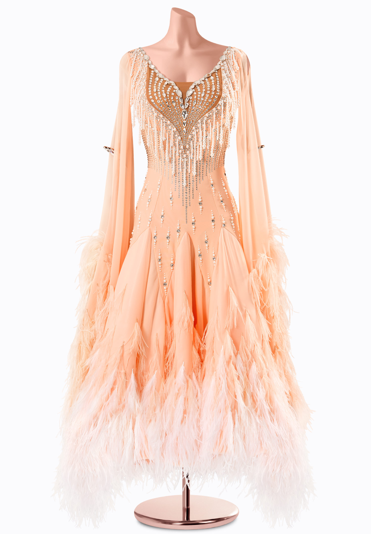 Pearl Serenity Ballroom Gown TID-BM1269