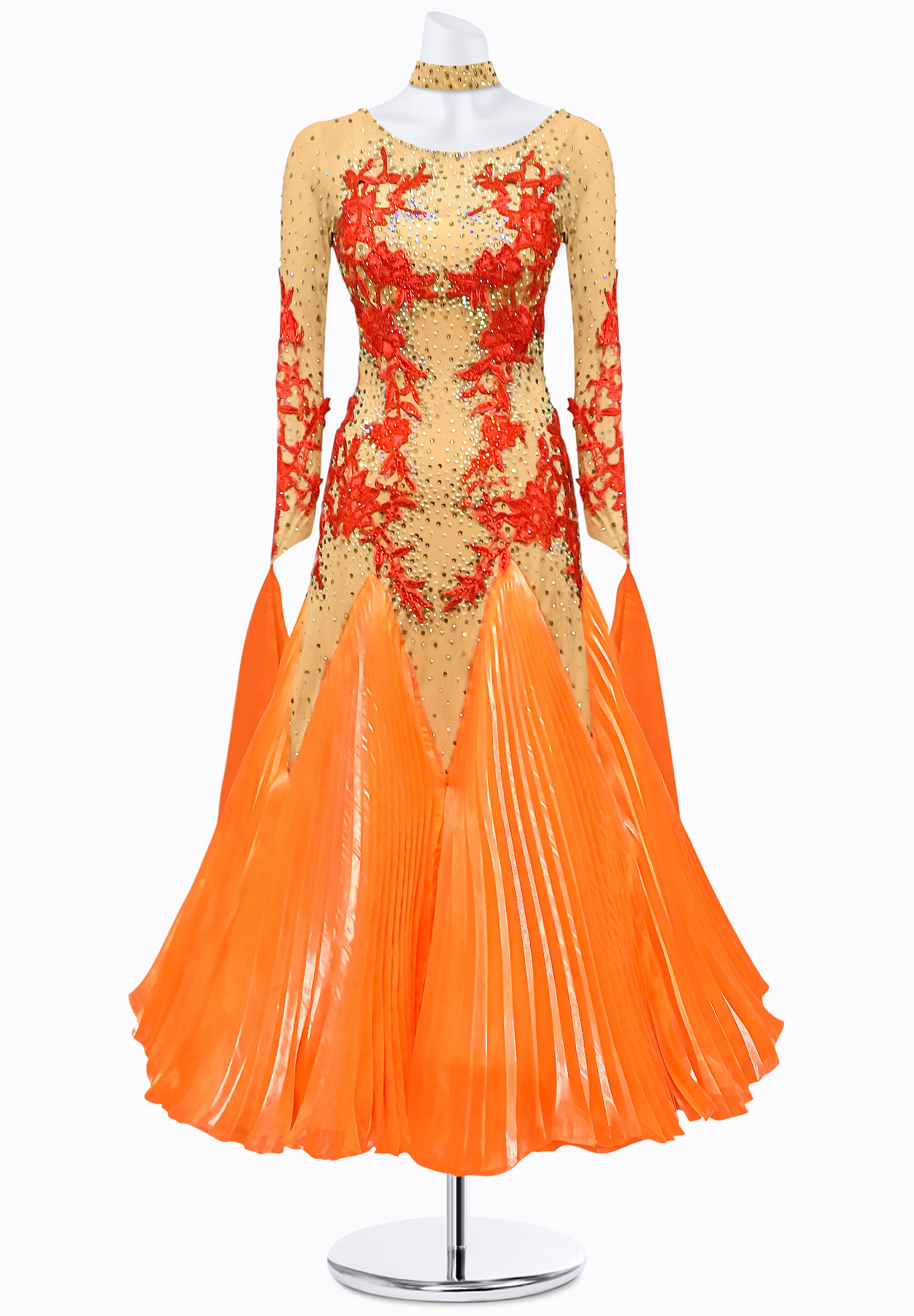 Pleated Dream Ballroom Gown JT-B3291