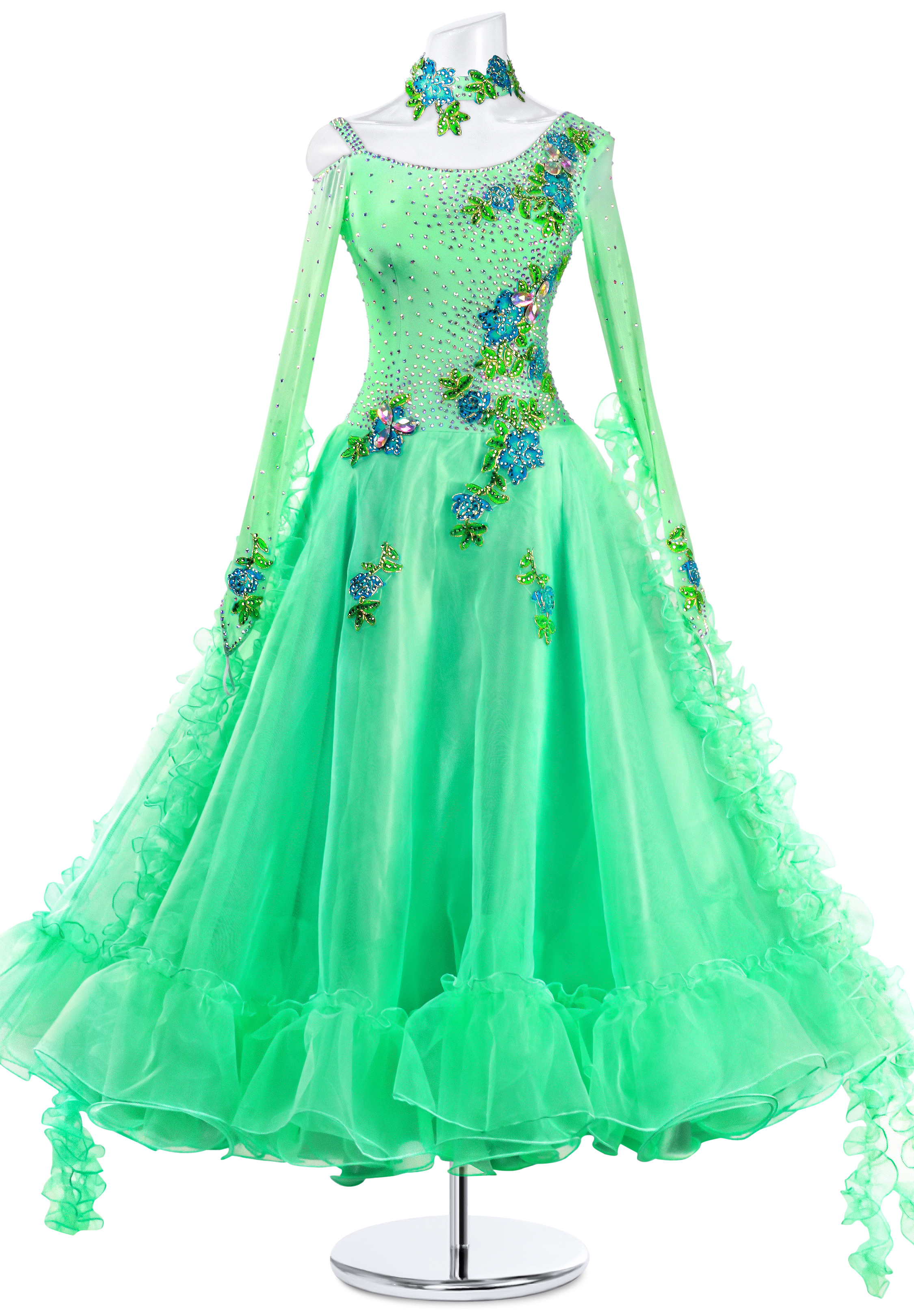 Princess Diary Full Flare Ballroom Dress MQ-B148