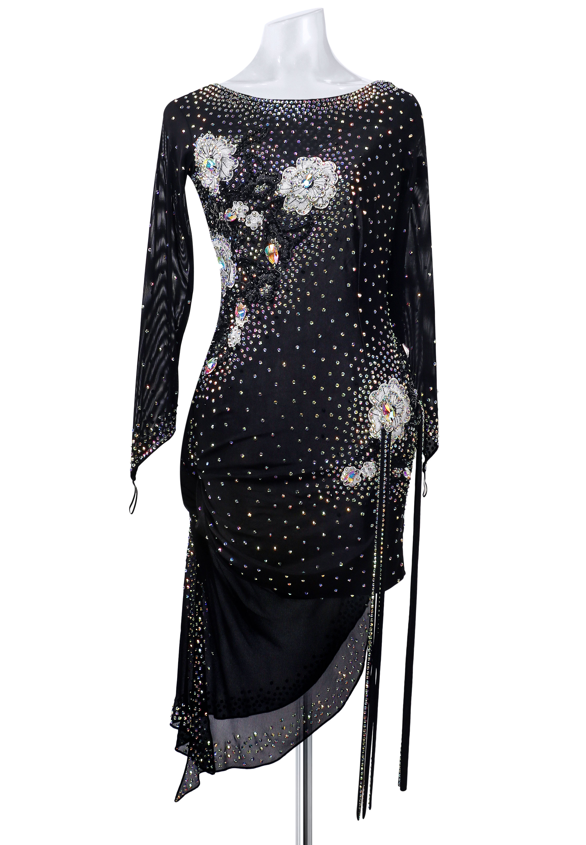 Reversible Sash Latin Dress MQ-L265