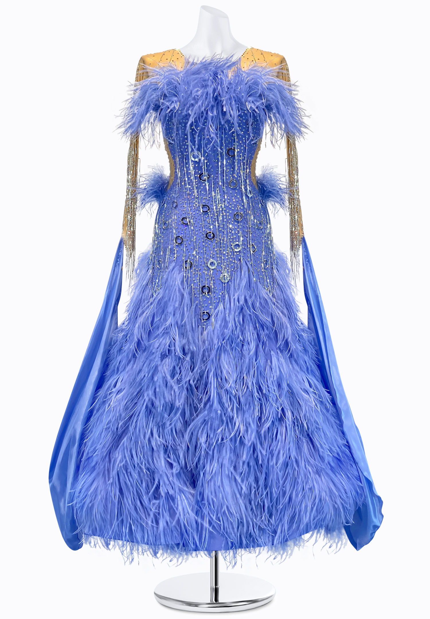 Romantic Tinsel Ballroom Gown PR-B210073