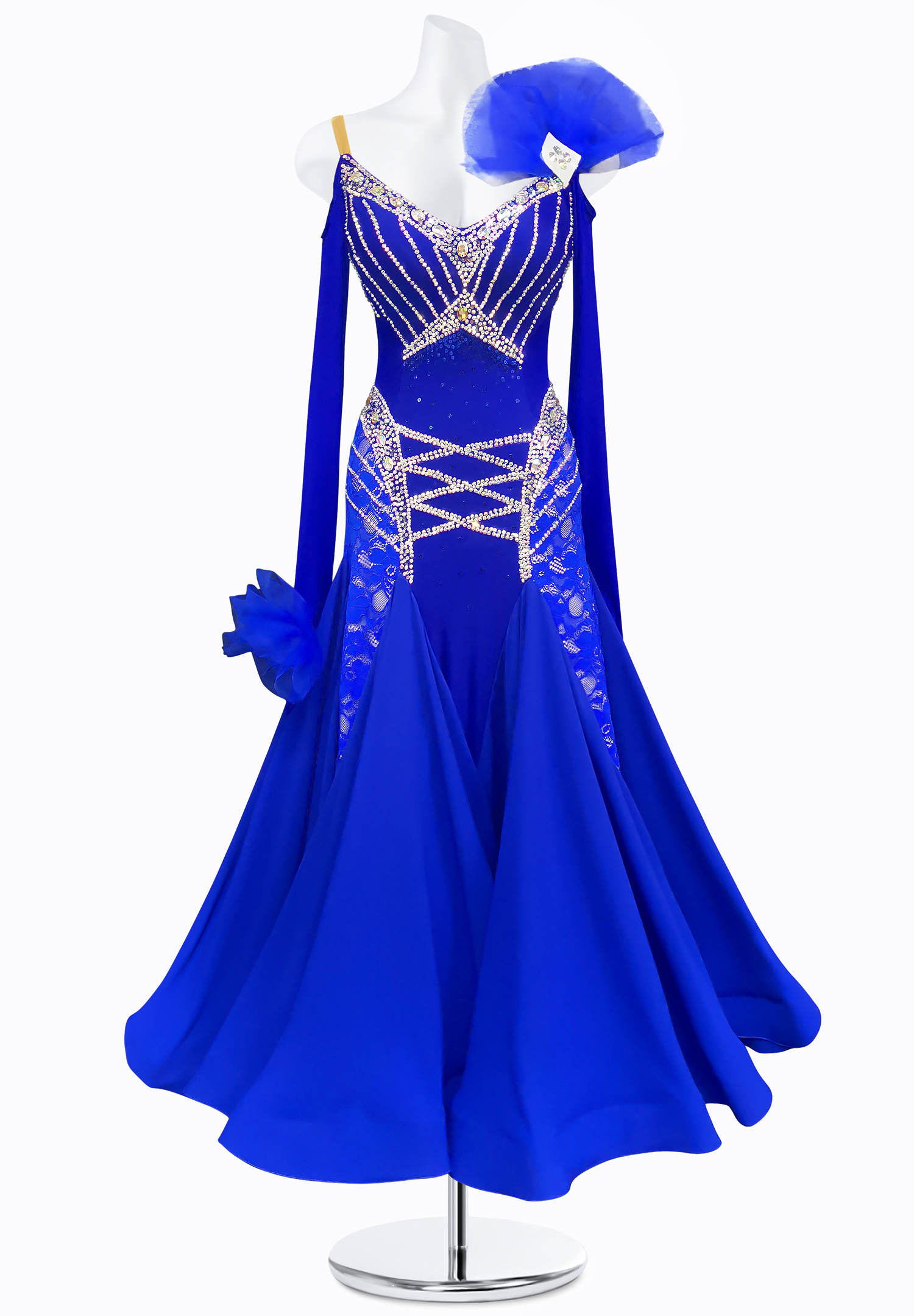 Royal Fan Ballroom Dance Gown AM-B3209