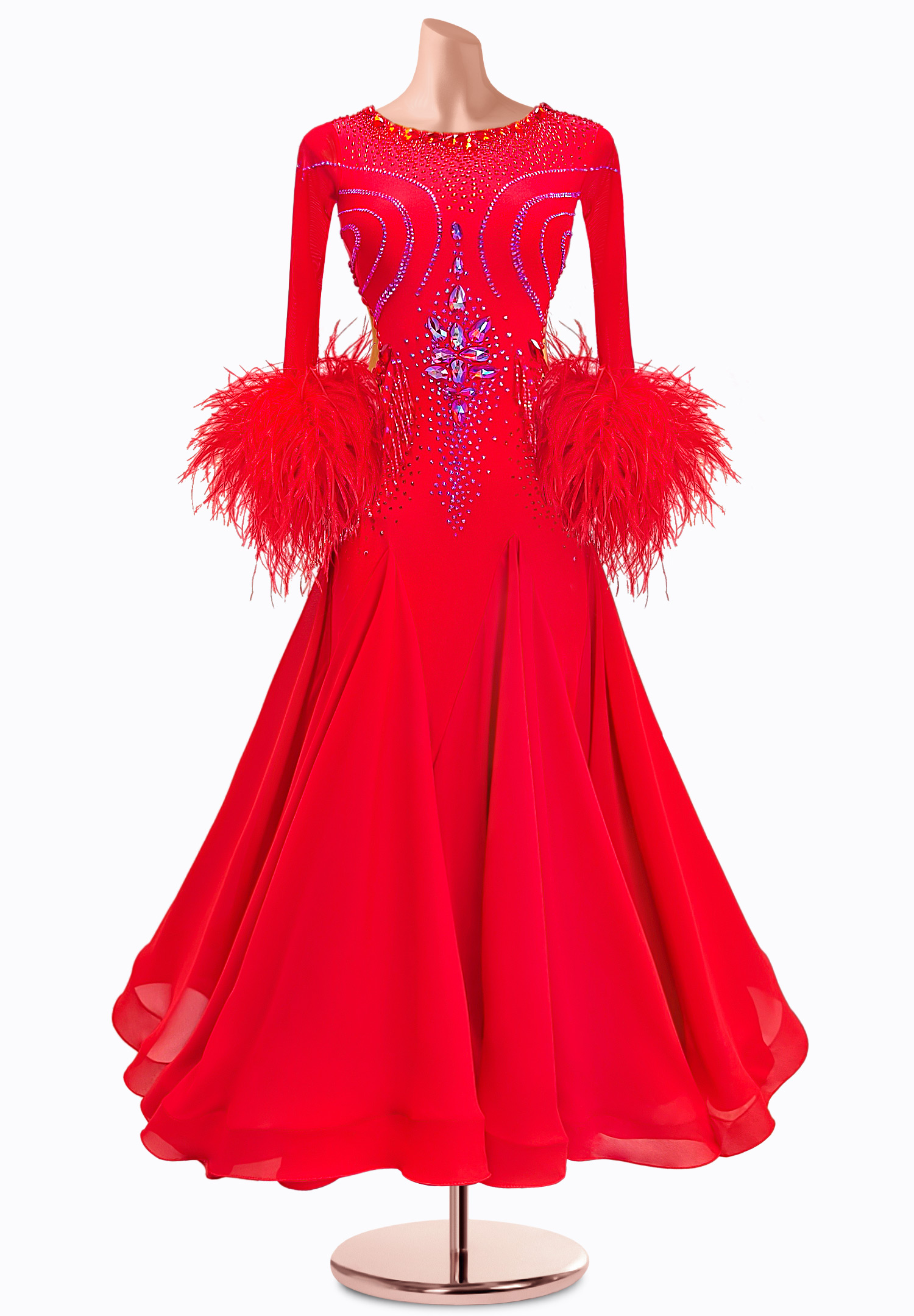 Ruby Twilight Ballroom Gown AM-B3462