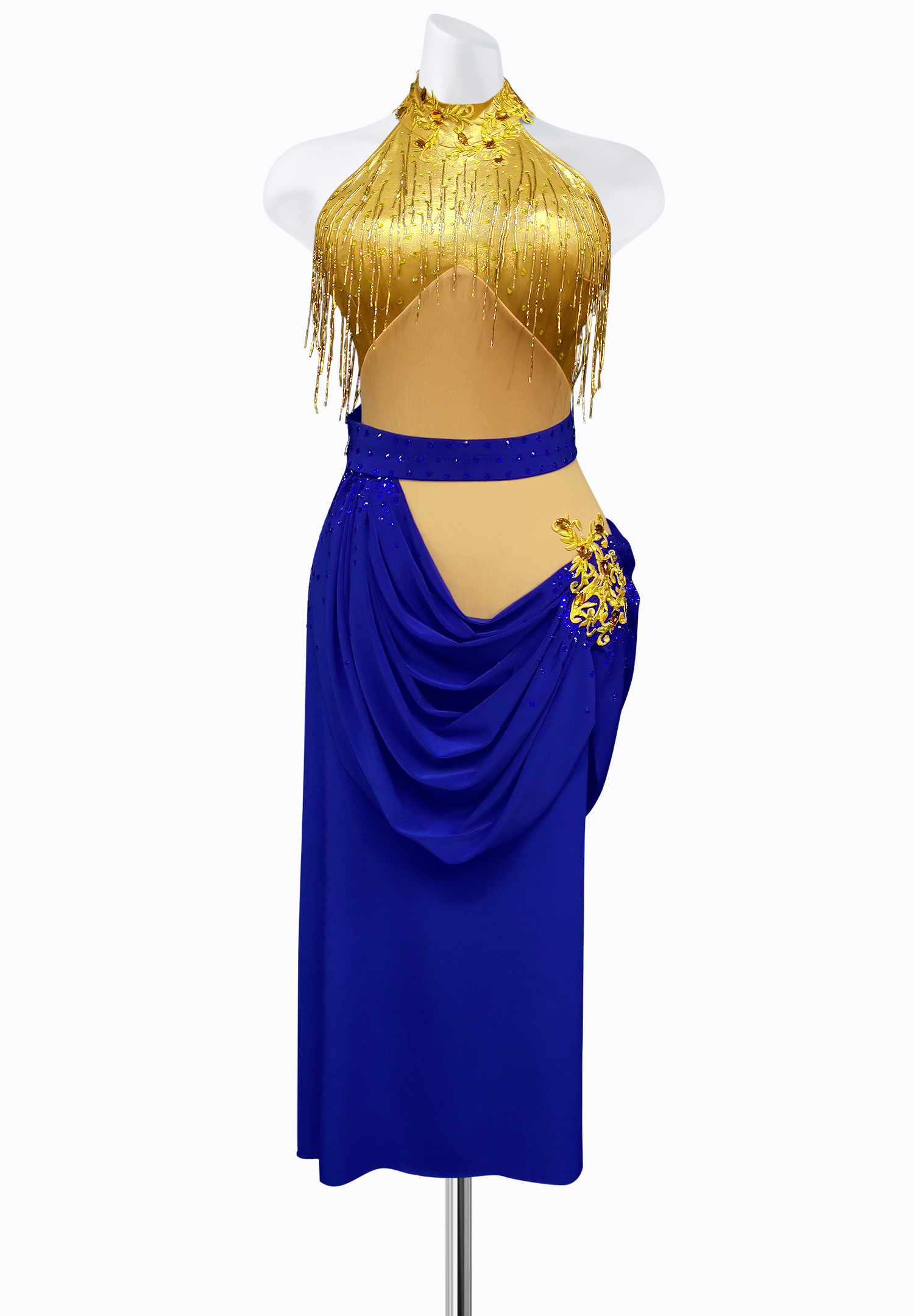 Ruched Delight Latin Dress AM-L3431