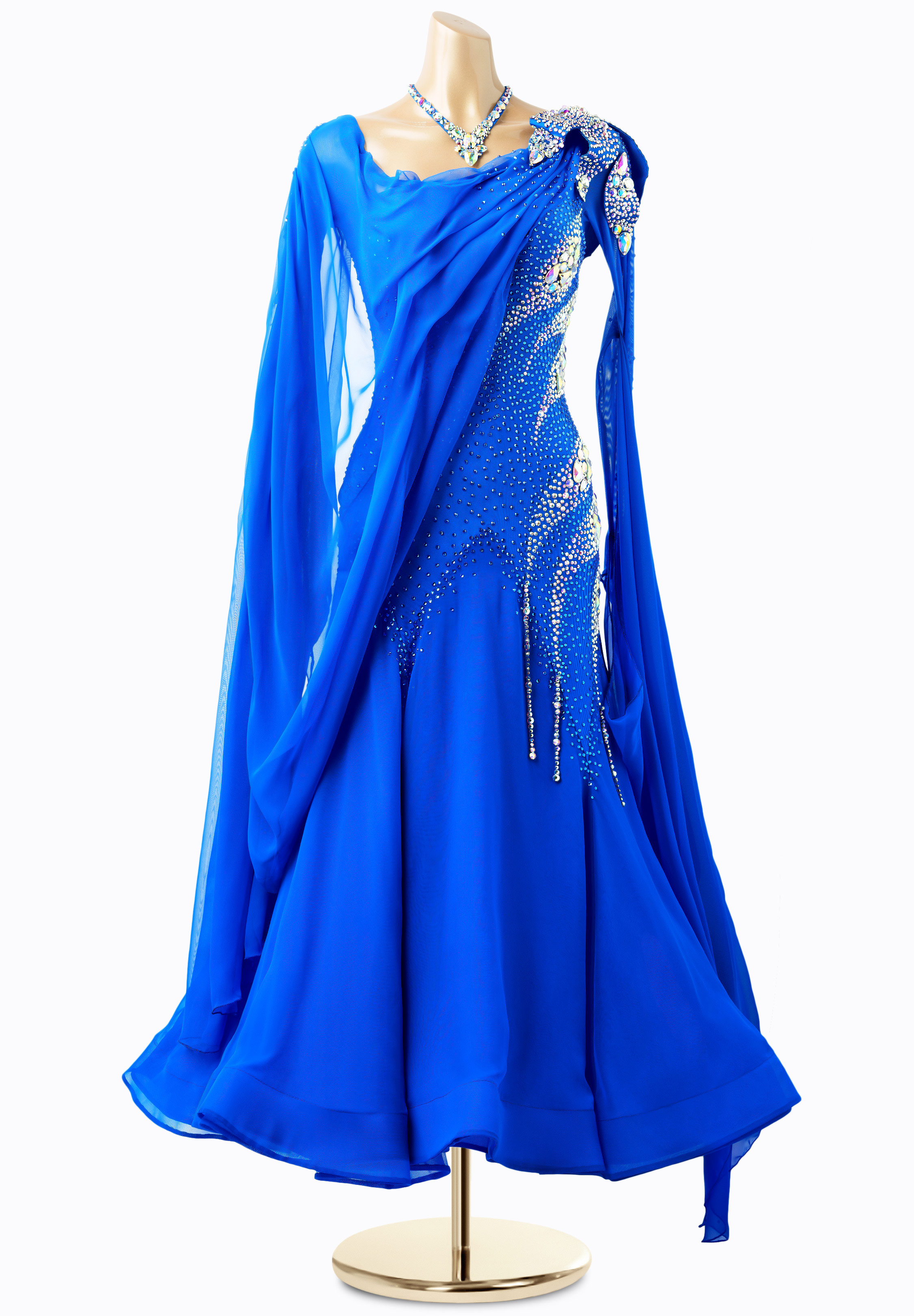 Ruched Pacific Ballroom Gown AD-B2941