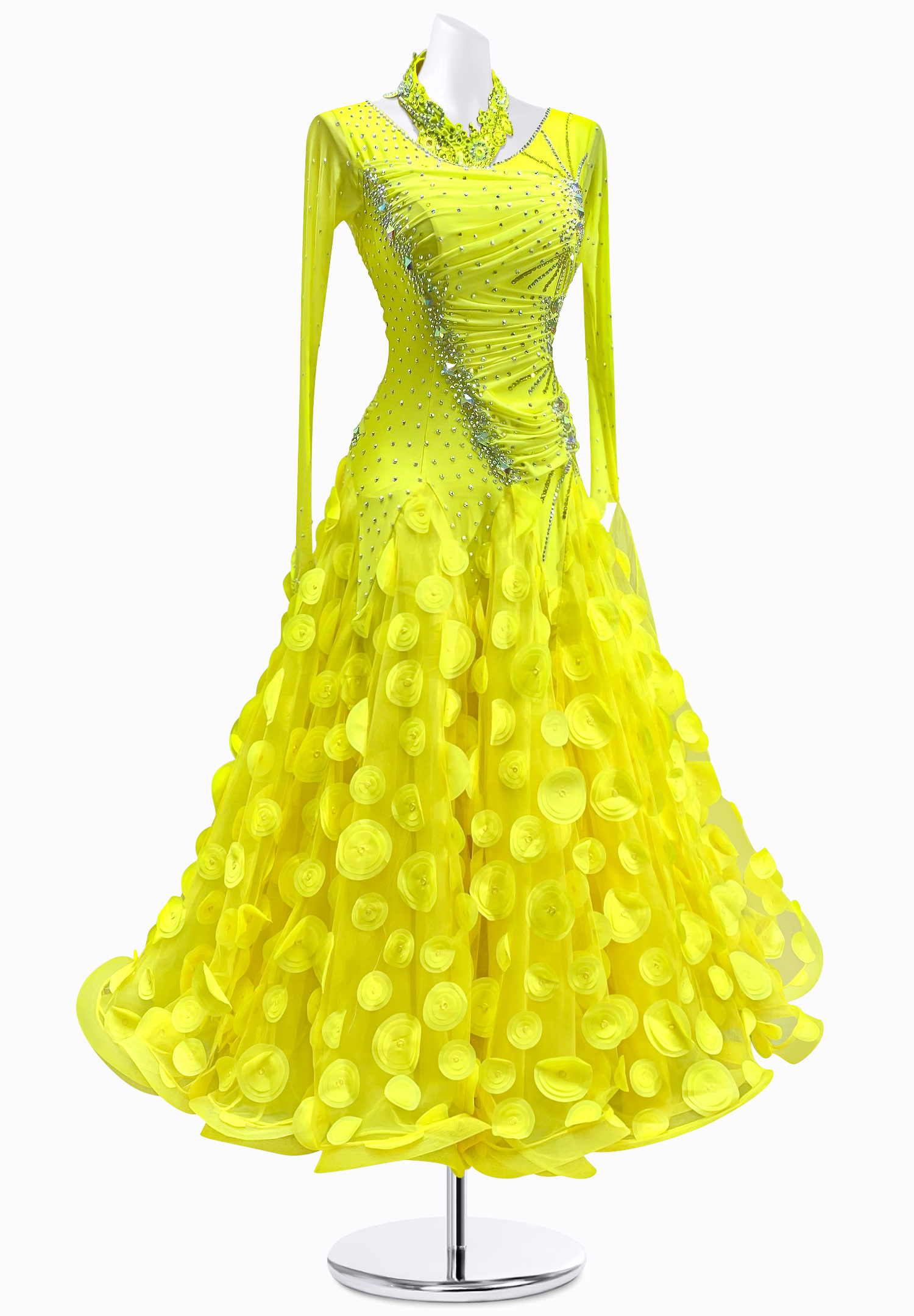 Ruched Sphere Ballroom Gown JT-B4645