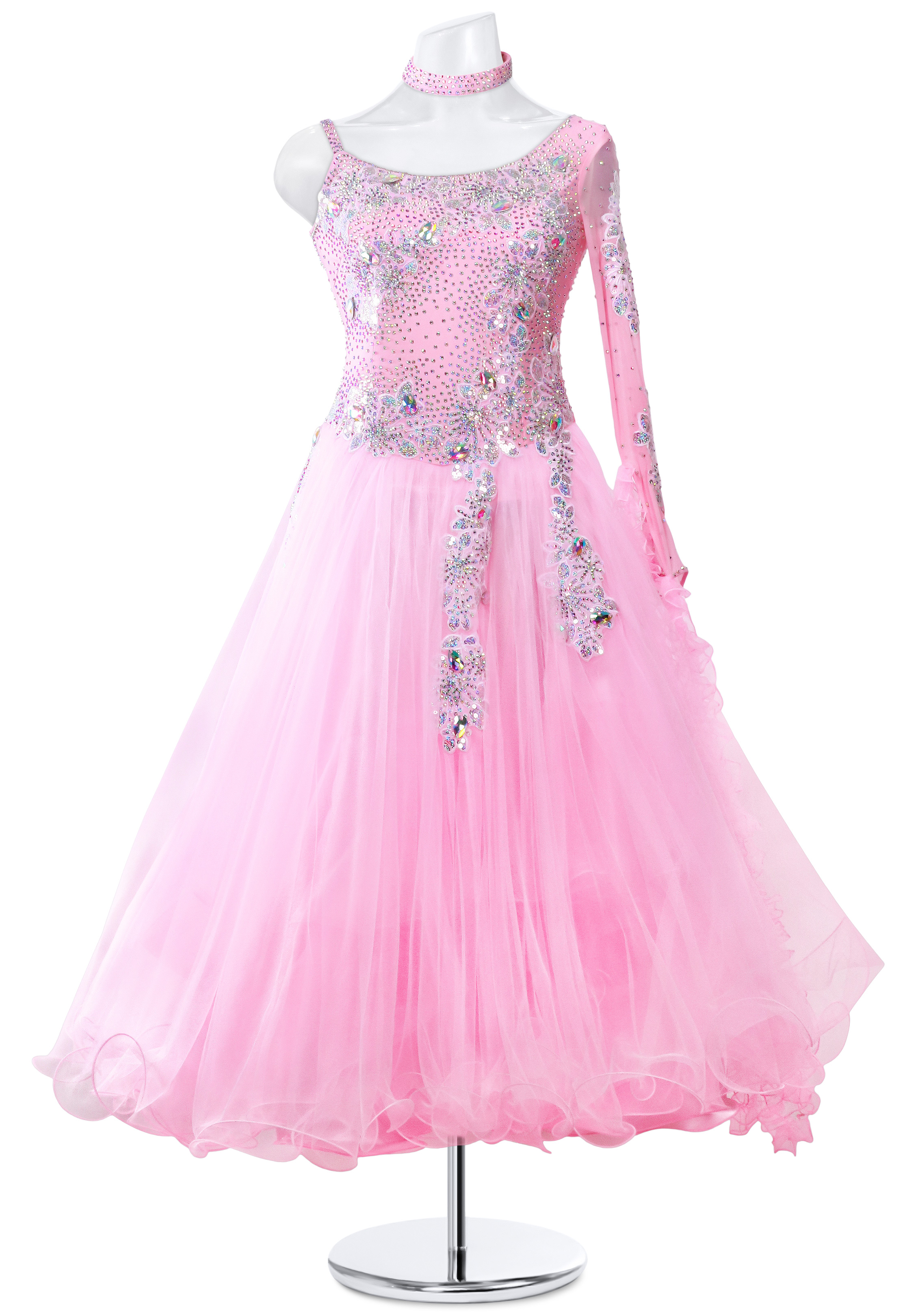 Sakura Party Single Sleeve Dance Ball Dress MQ-B126