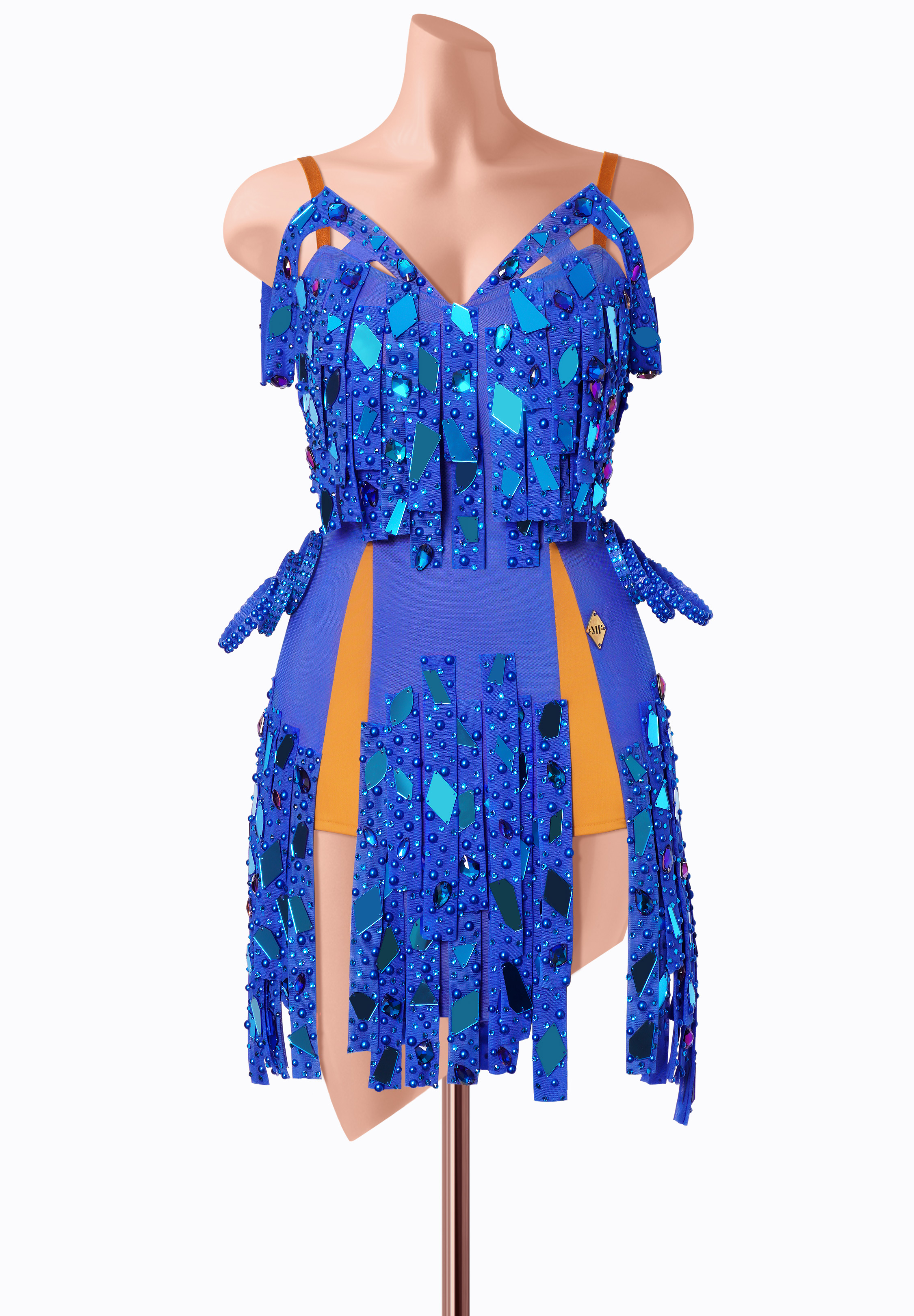 Sapphire Mirage Latin Dress MF-L0408