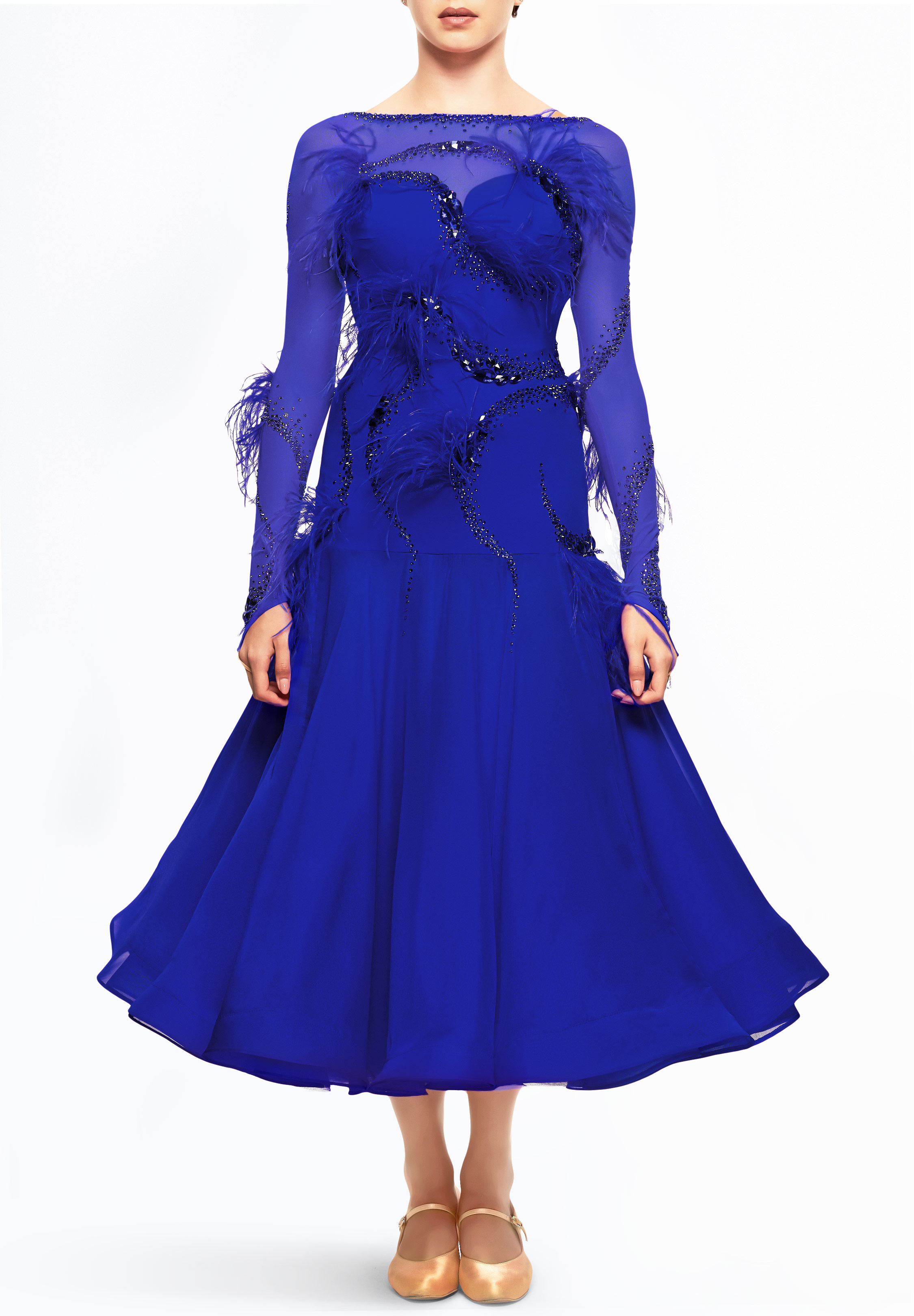 Scarlet Ballroom Gown SS-B20025