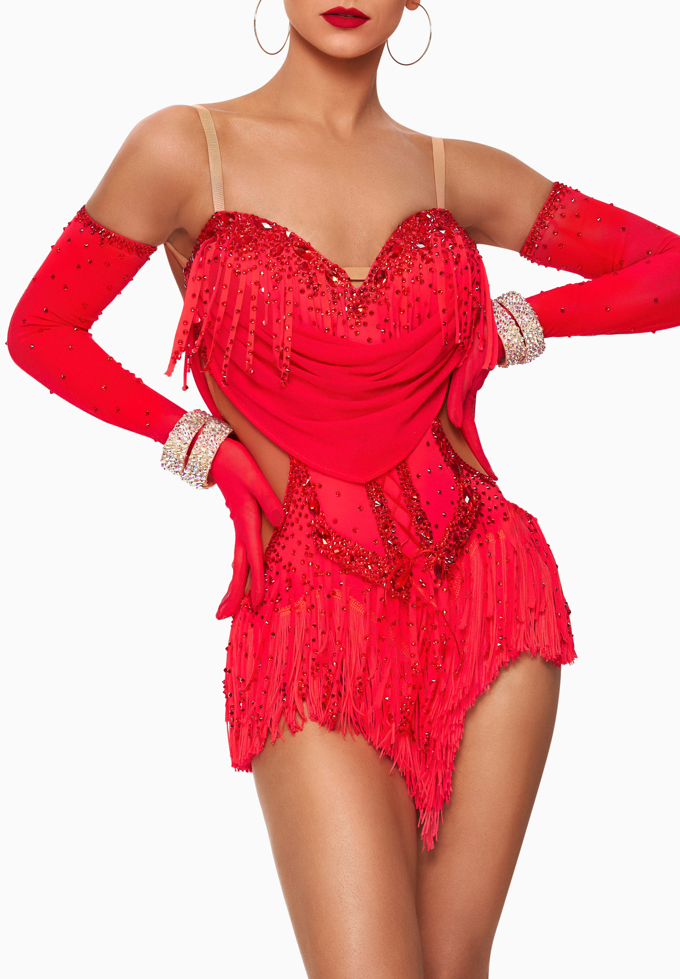 Serafina Latin Dress SS-L22013