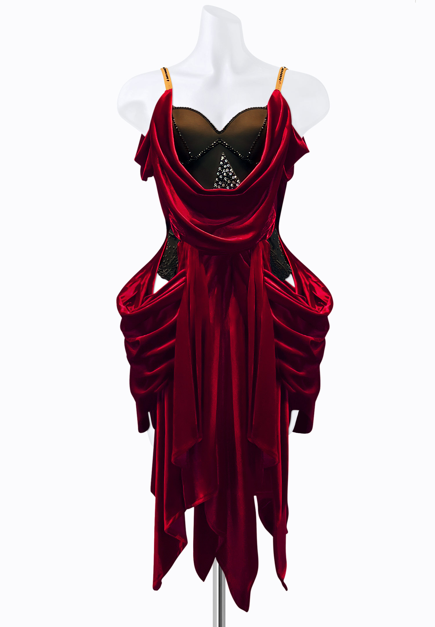 Satin Amour Latin Dress PR-L225011