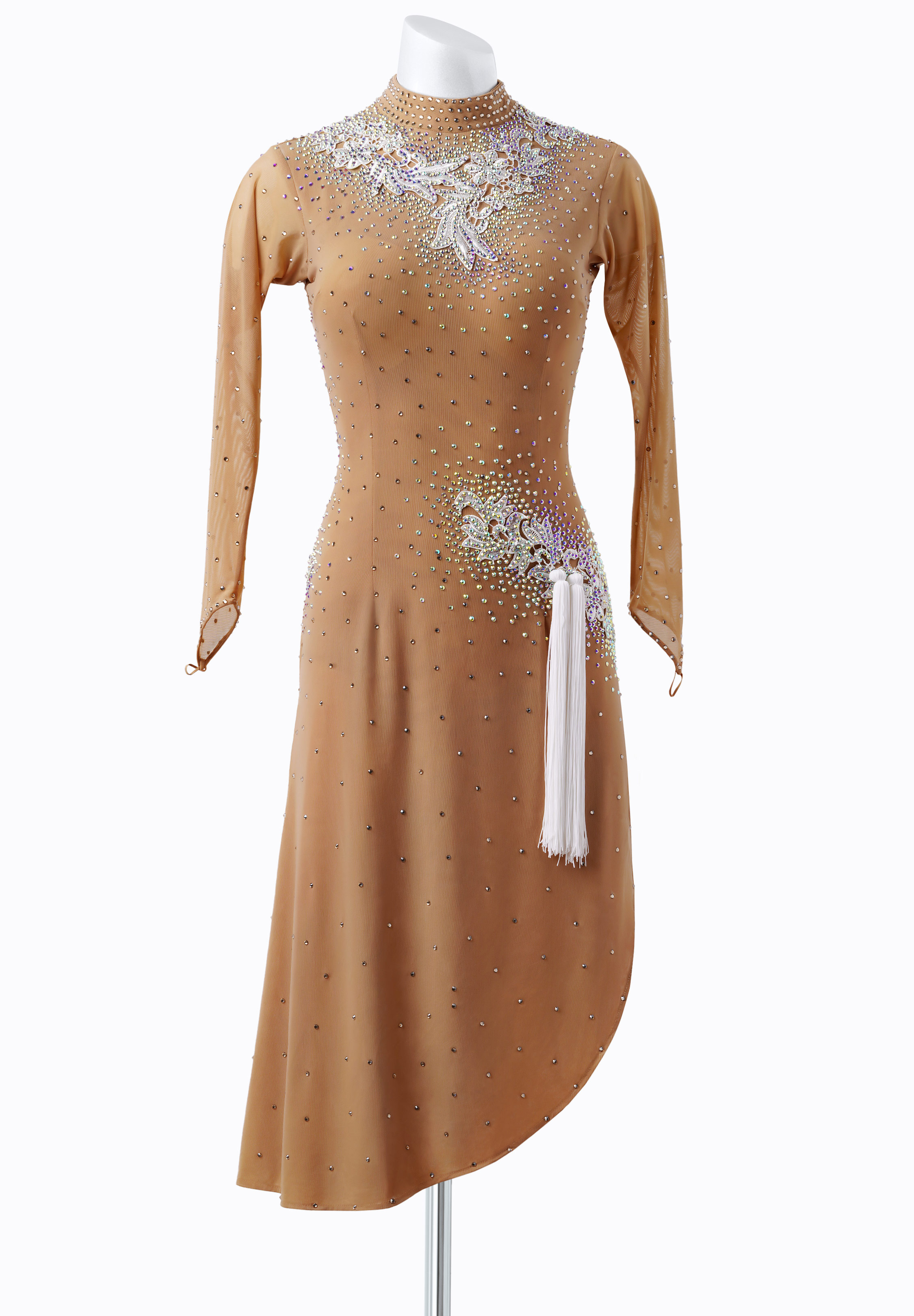 Sexy Revealing Cutout Latin Competition Dress VN-L5338