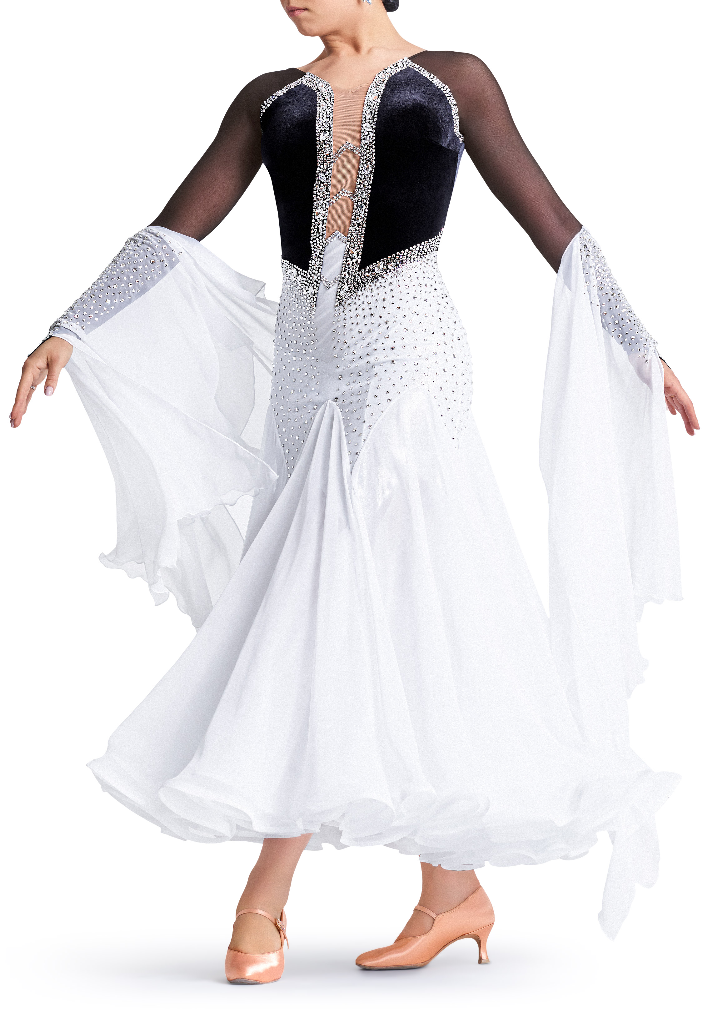 Shining Corset Modern Ballroom Dress PC-WB21003