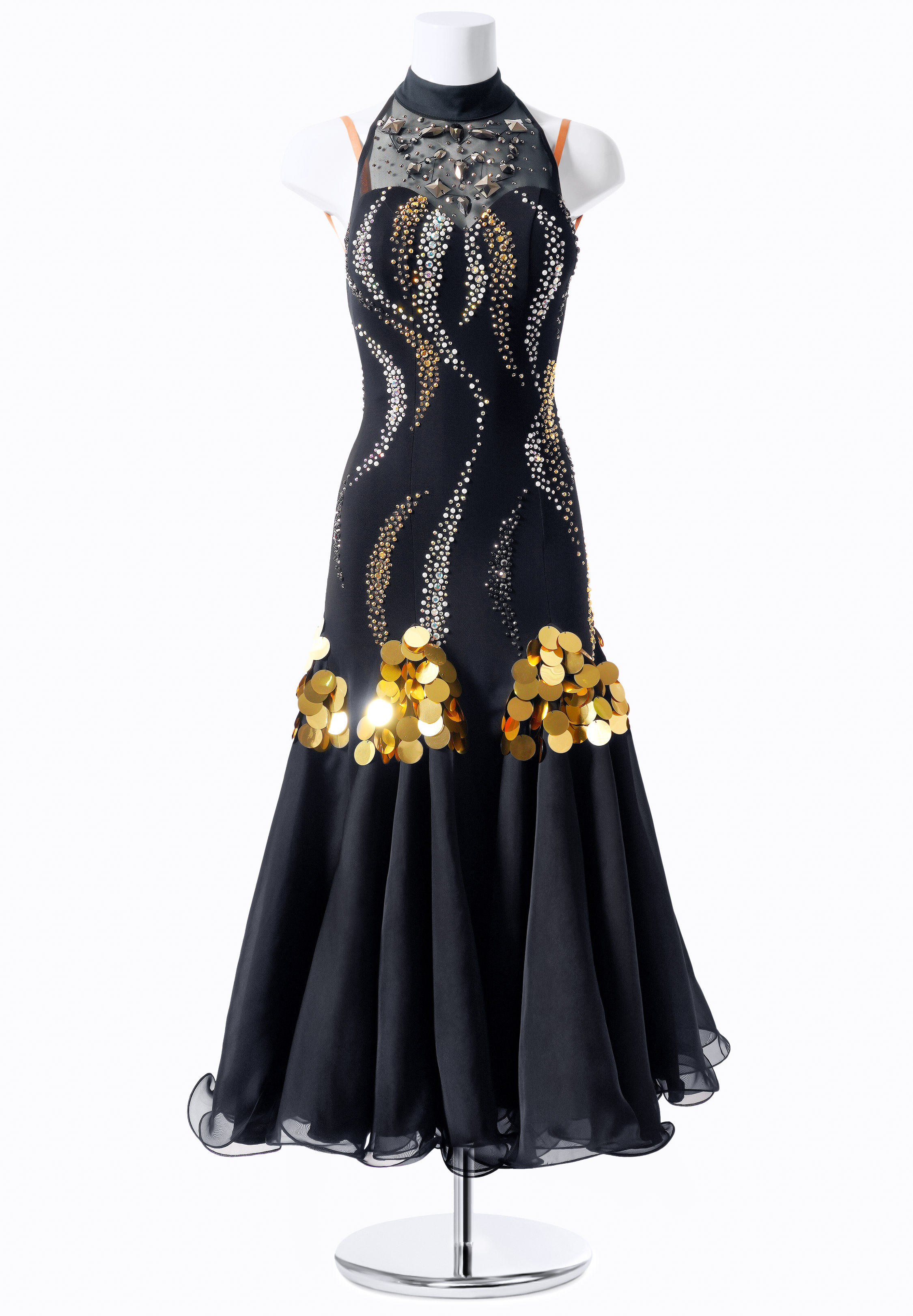 Shining Pendant Full Length Dress MF-B0004