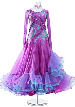 Spanish Maid Voluminous Ballroom Dress MQ-B207