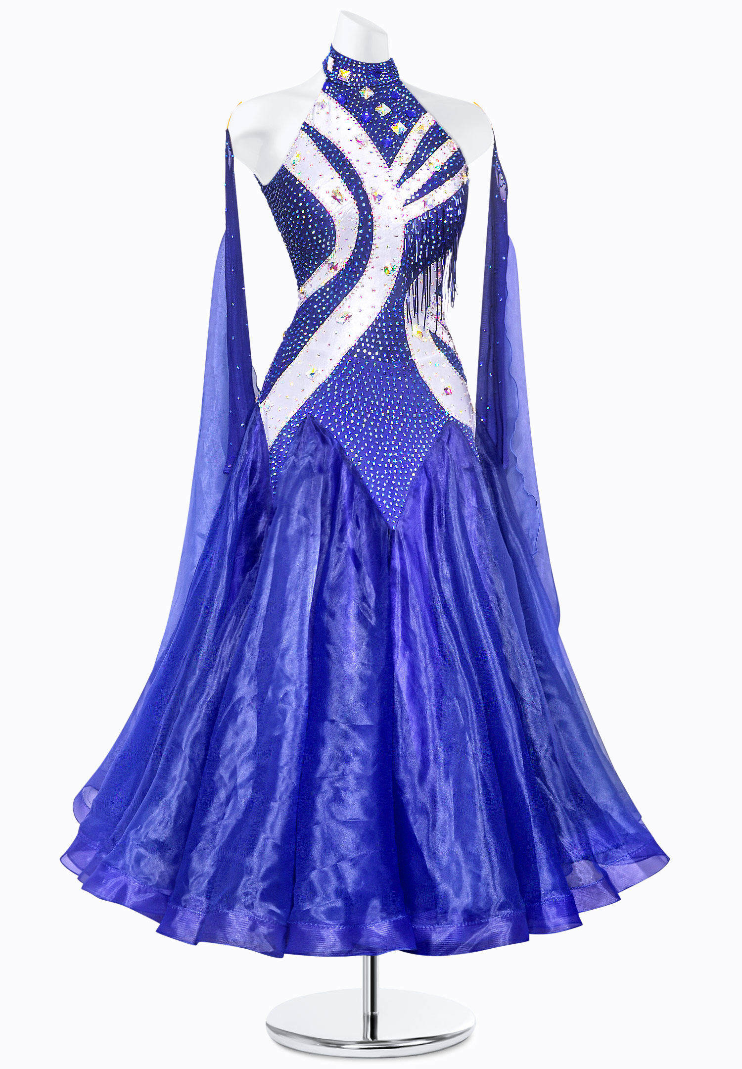 Starry Fringe Ballroom Gown JT-B3695