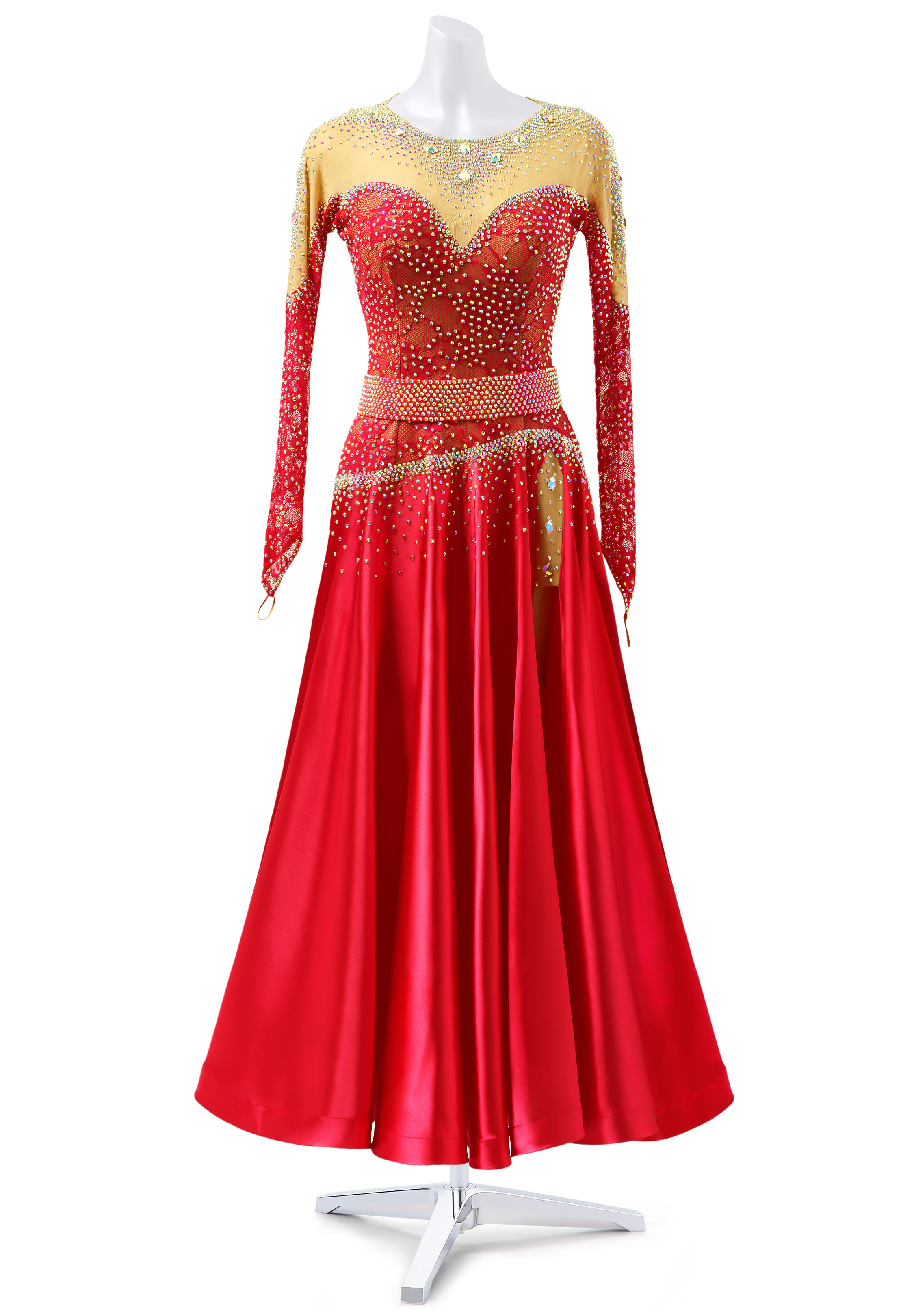 Sweetheart Sparkle Side Split American Smooth Dance Dress VN-A5206