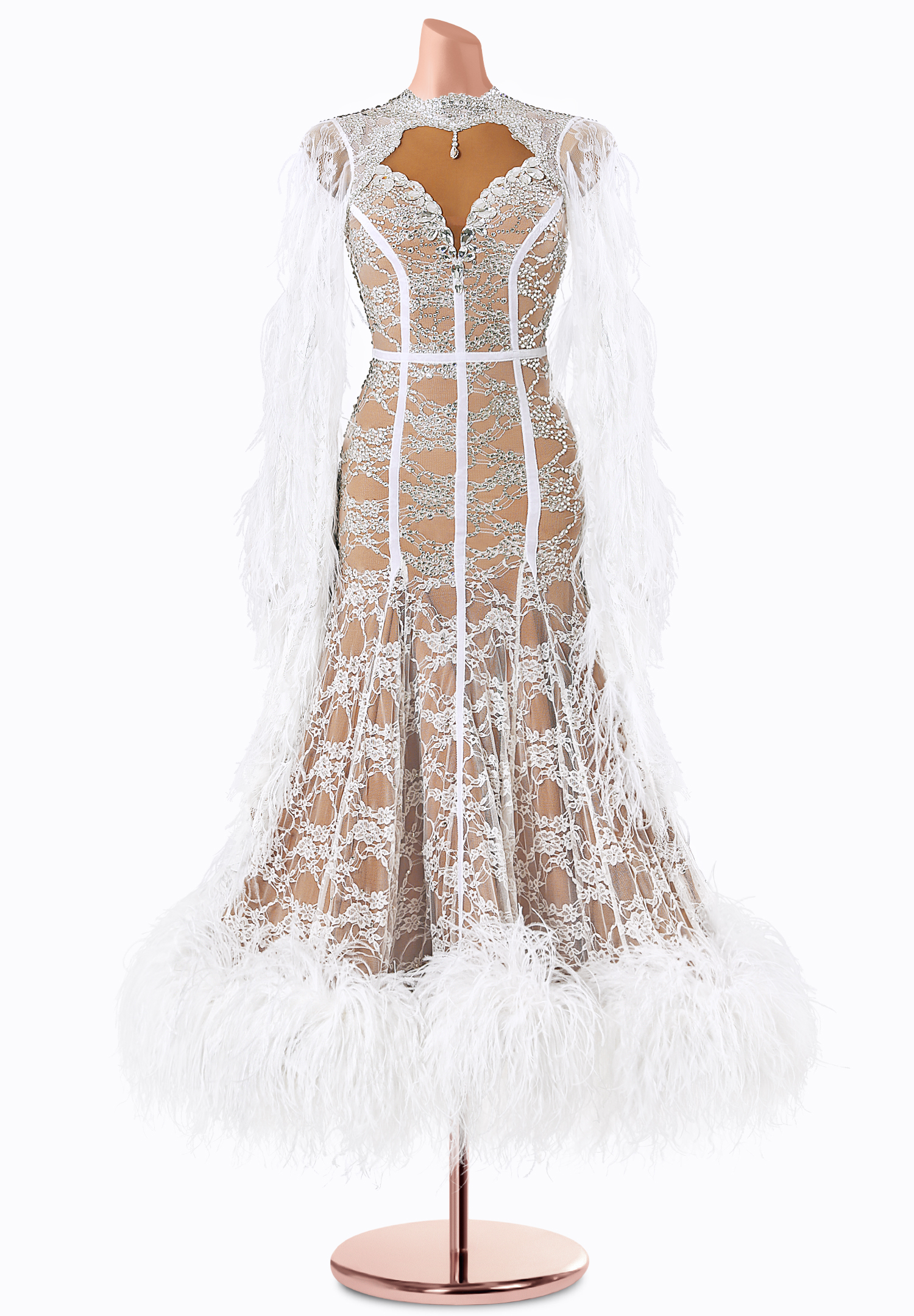 Midnight Veil Ballroom Gown TID-BM1110