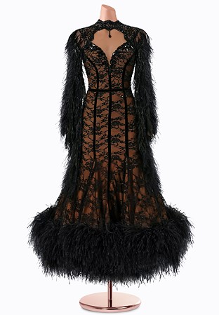 Midnight Veil Ballroom Gown TID-BM1110