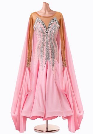 Soft Sunset Ballroom Gown TID-BM1159