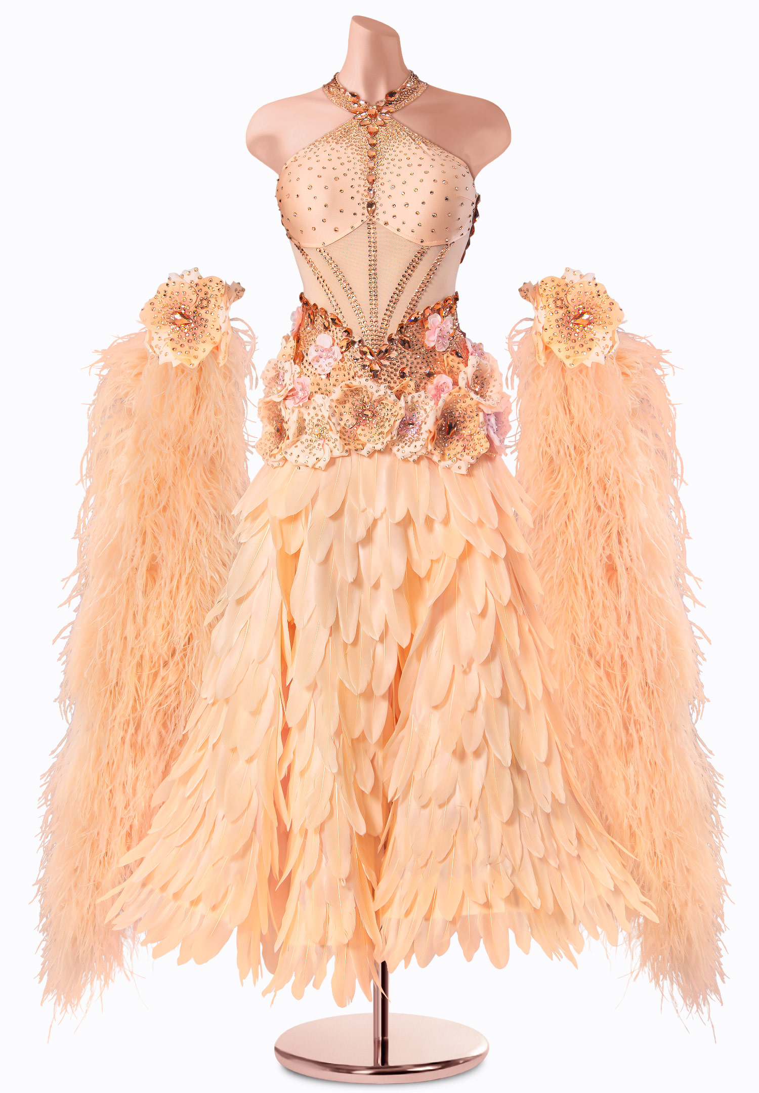 Ivory Elegance Ballroom Gown TID-BM1181