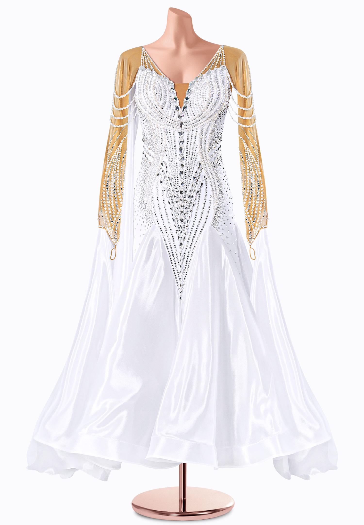 Pearl Whisper Ballroom Gown TID-BM1208