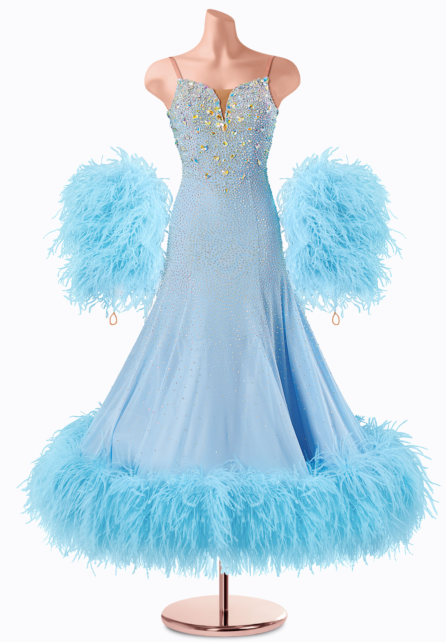 Crystal Sky Ballroom Gown TID-BM1222