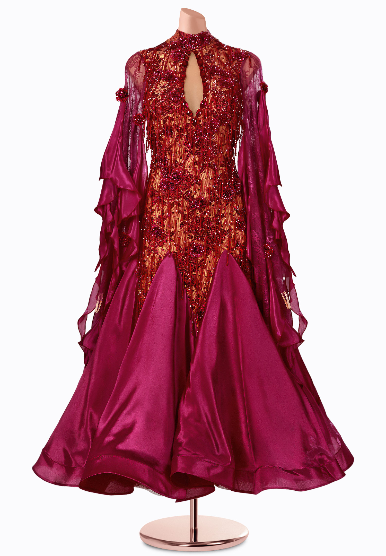 Crimson Reverie Ballroom Gown TID-BM1293A