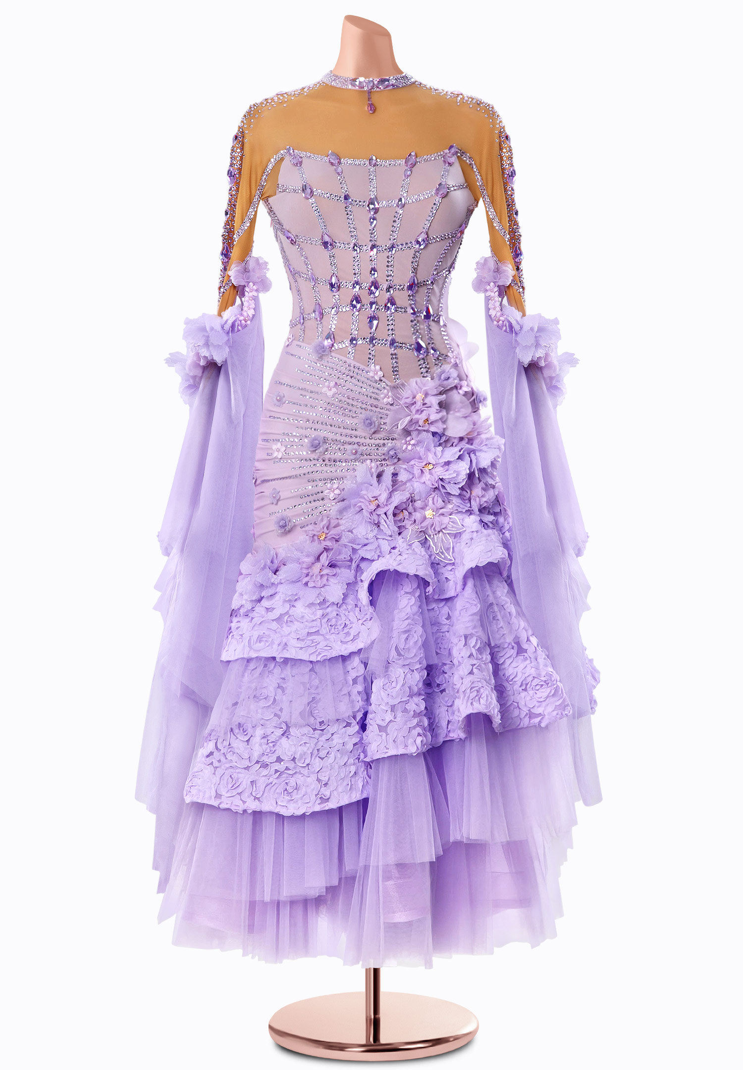 Wisteria Veil Ballroom Gown TID-BM1308