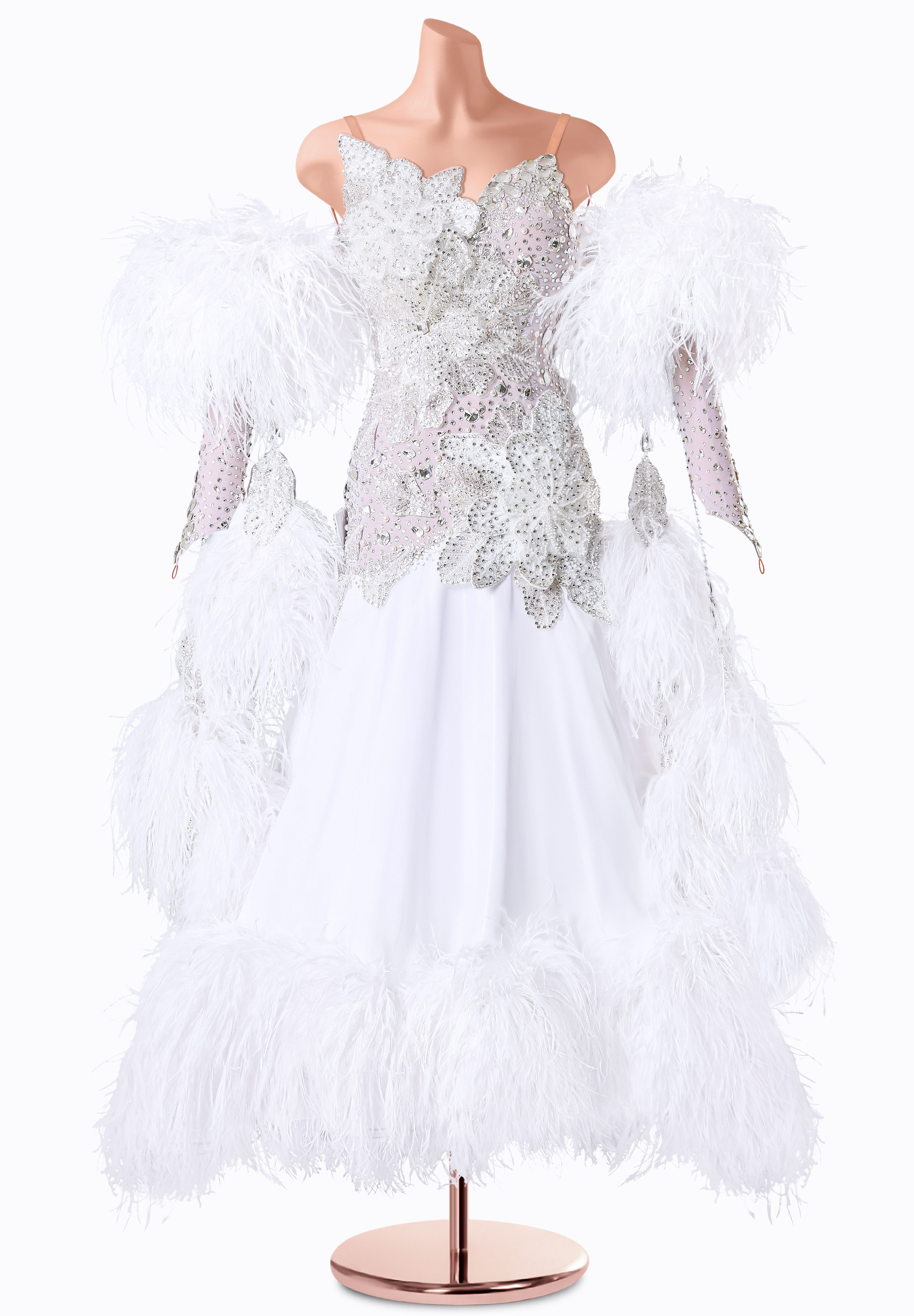 Glistening Fleur Ballroom Gown TID-BM1393