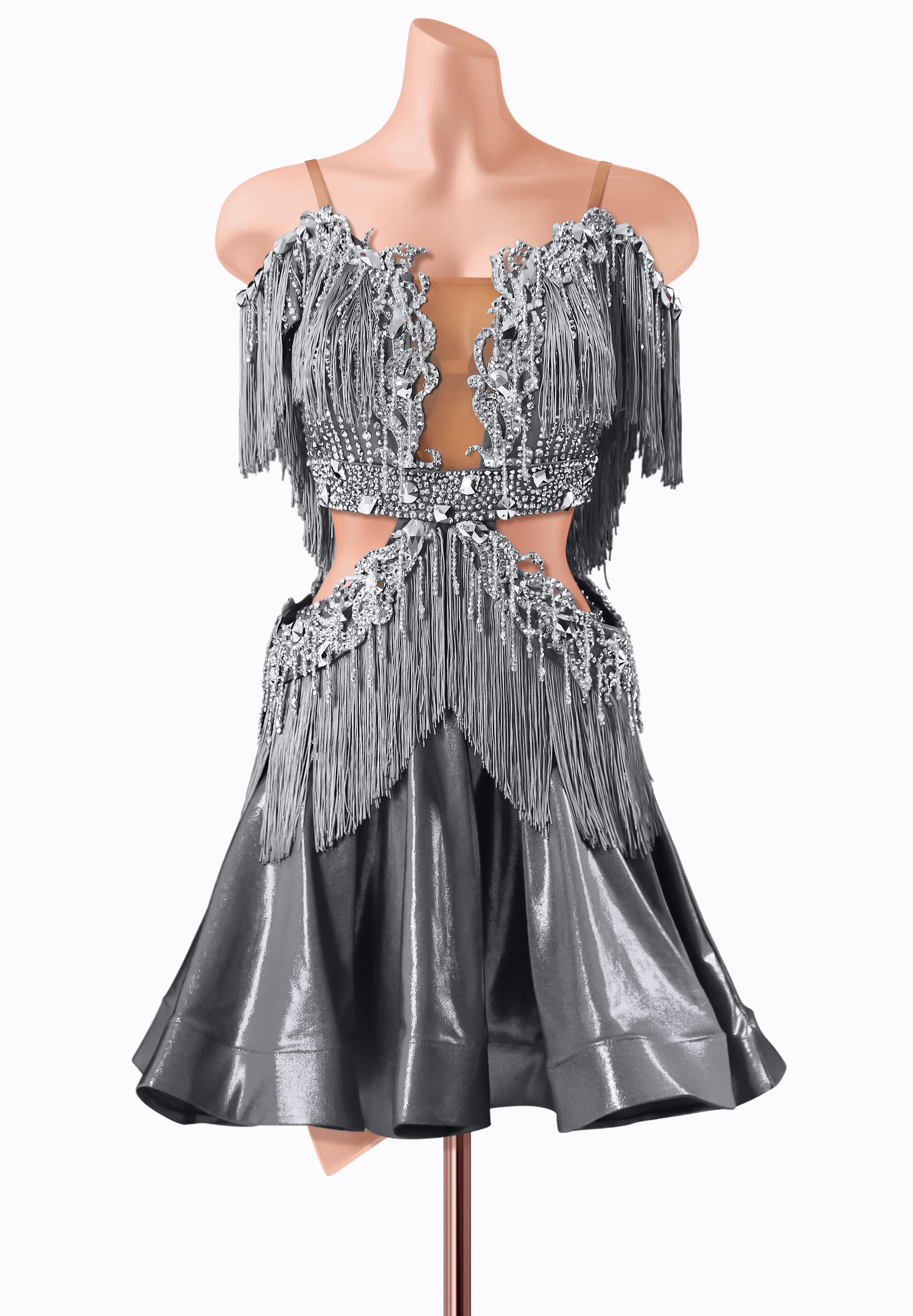 Metallic Radiance Latin Dress TID-LM1077